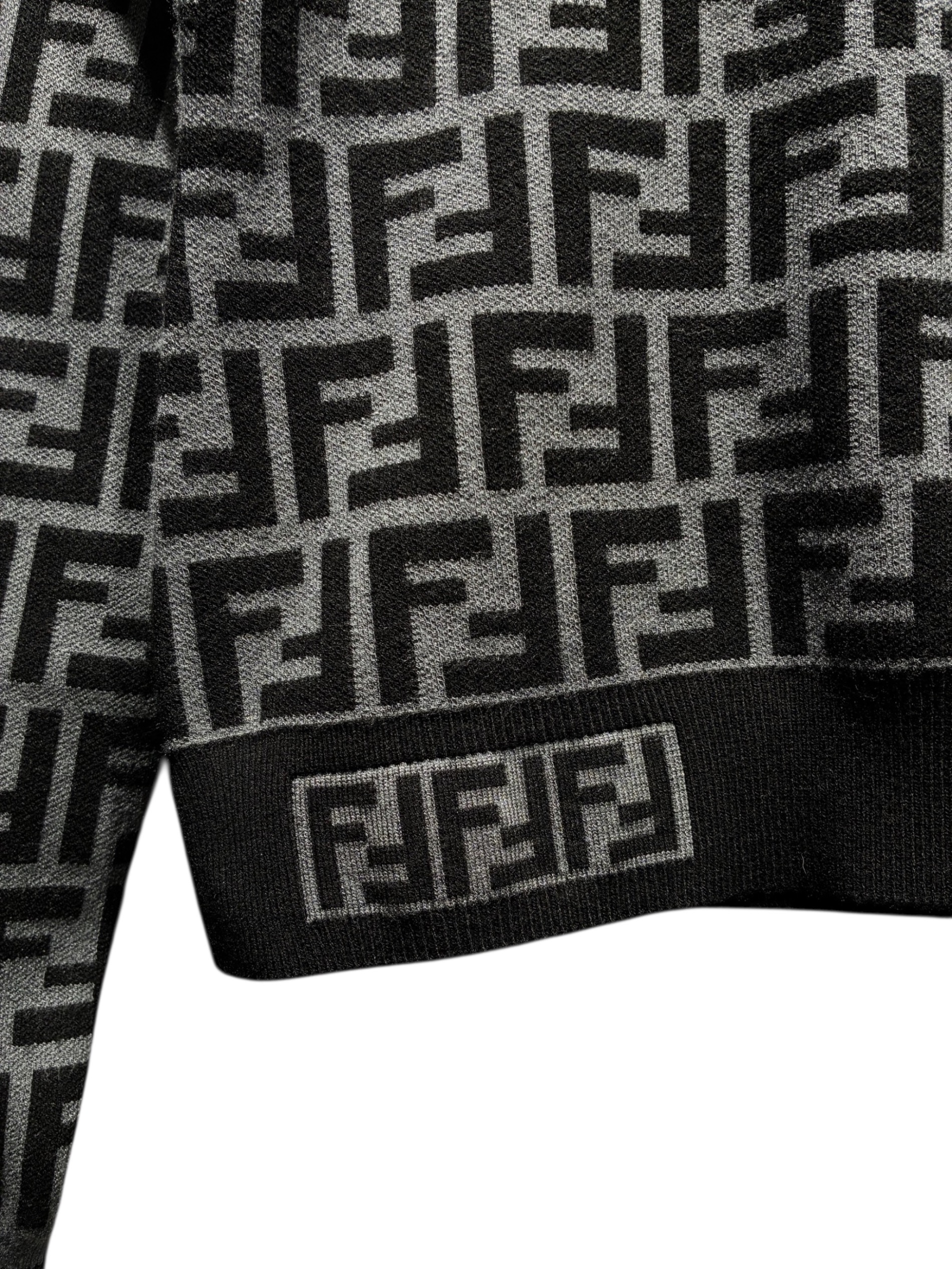 中古・古着通販】FENDI (フェンディ) ズッカニット グレー サイズ:36 