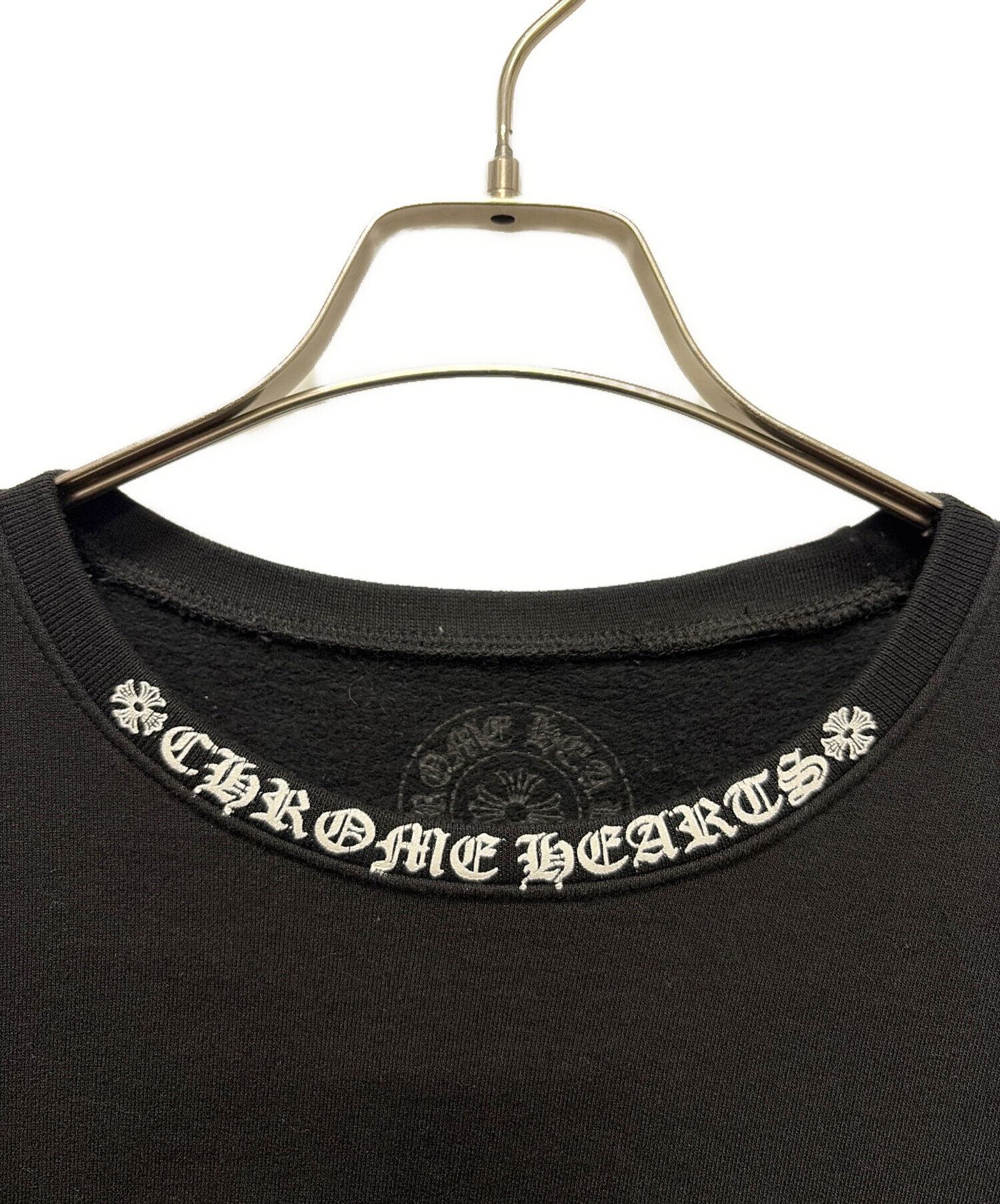 中古・古着通販】CHROME HEARTS (クロムハーツ) ネックロゴスウェット