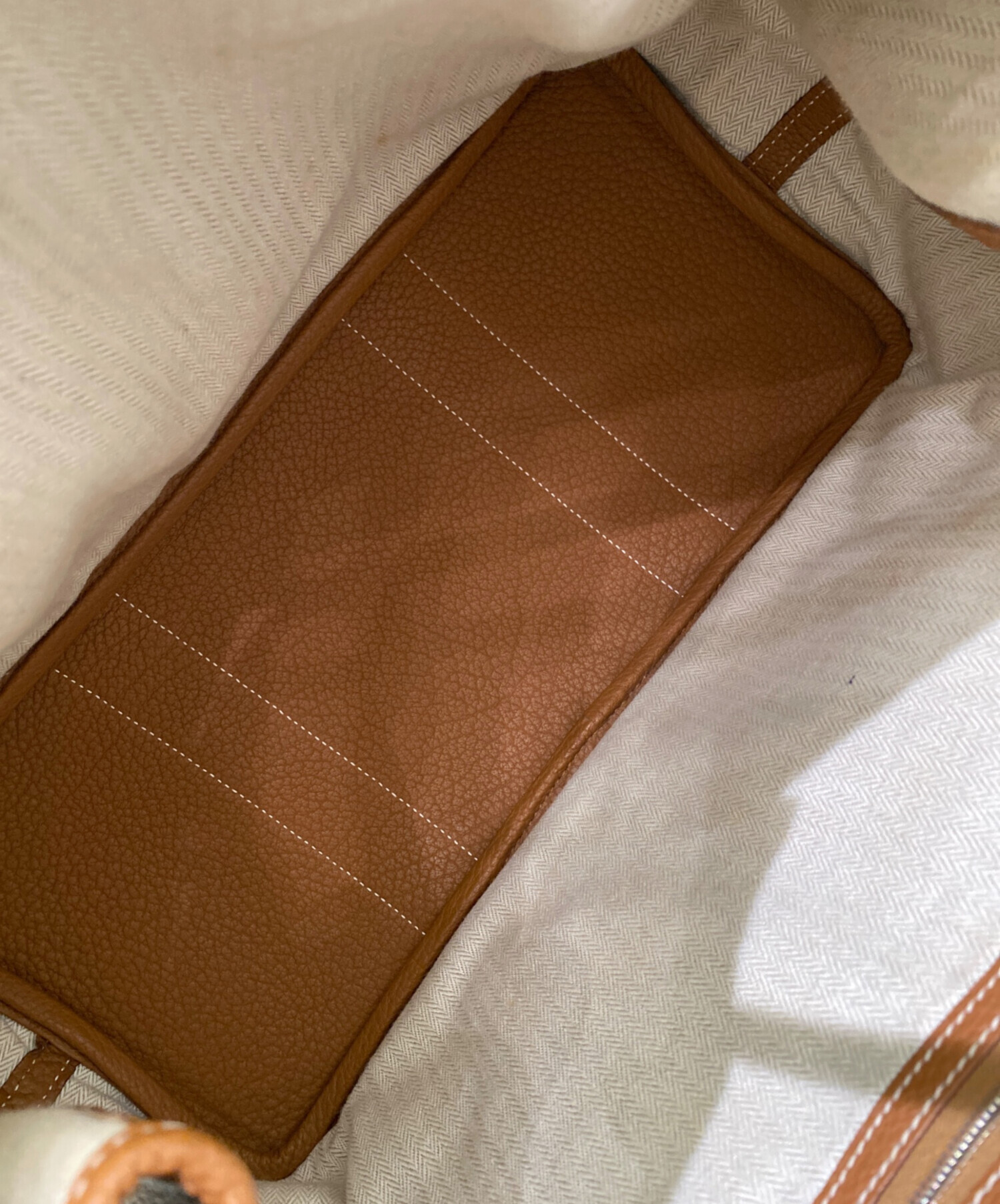 中古・古着通販】HERMES (エルメス) ガーデンパーティPM ブラウン系