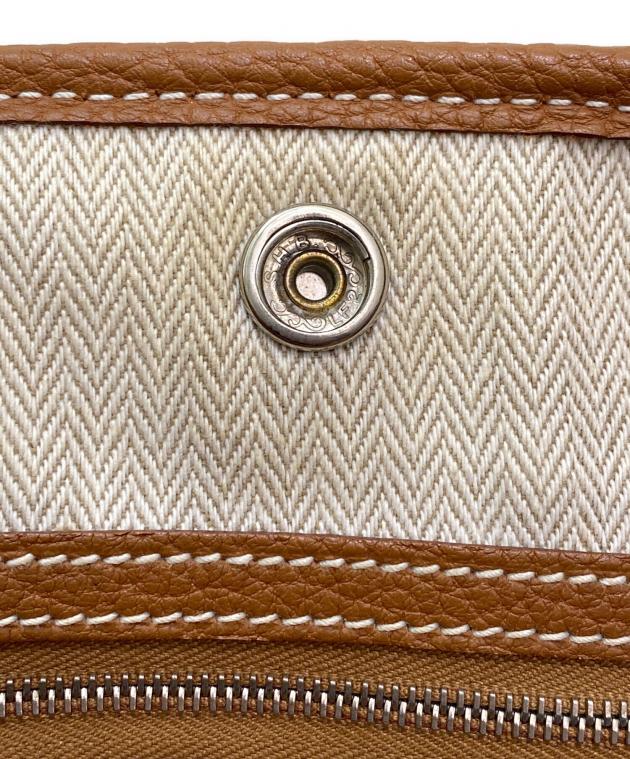 中古・古着通販】HERMES (エルメス) ガーデンパーティPM ブラウン系