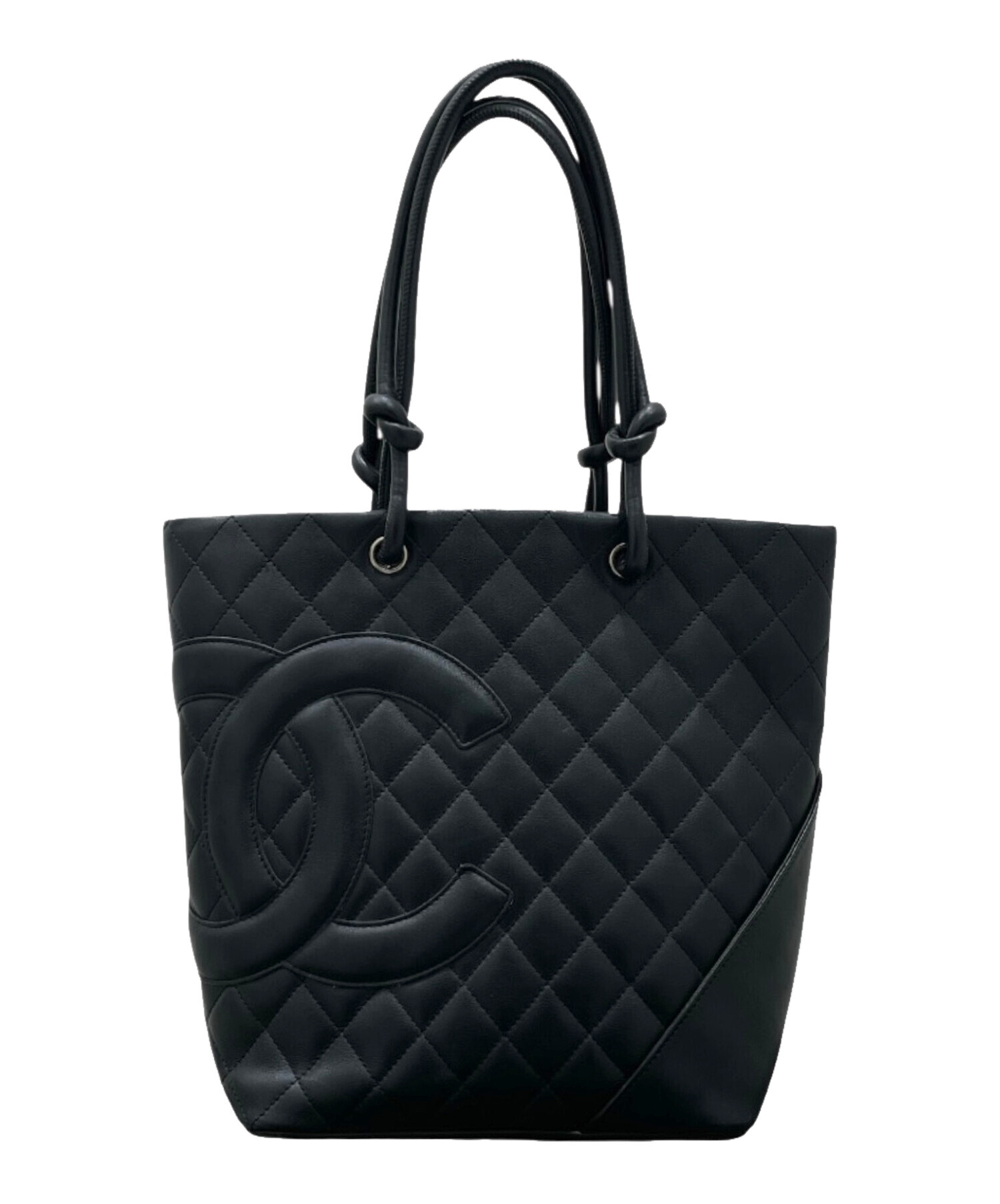 中古・古着通販】CHANEL (シャネル) カンボンミディアム/トートバッグ 