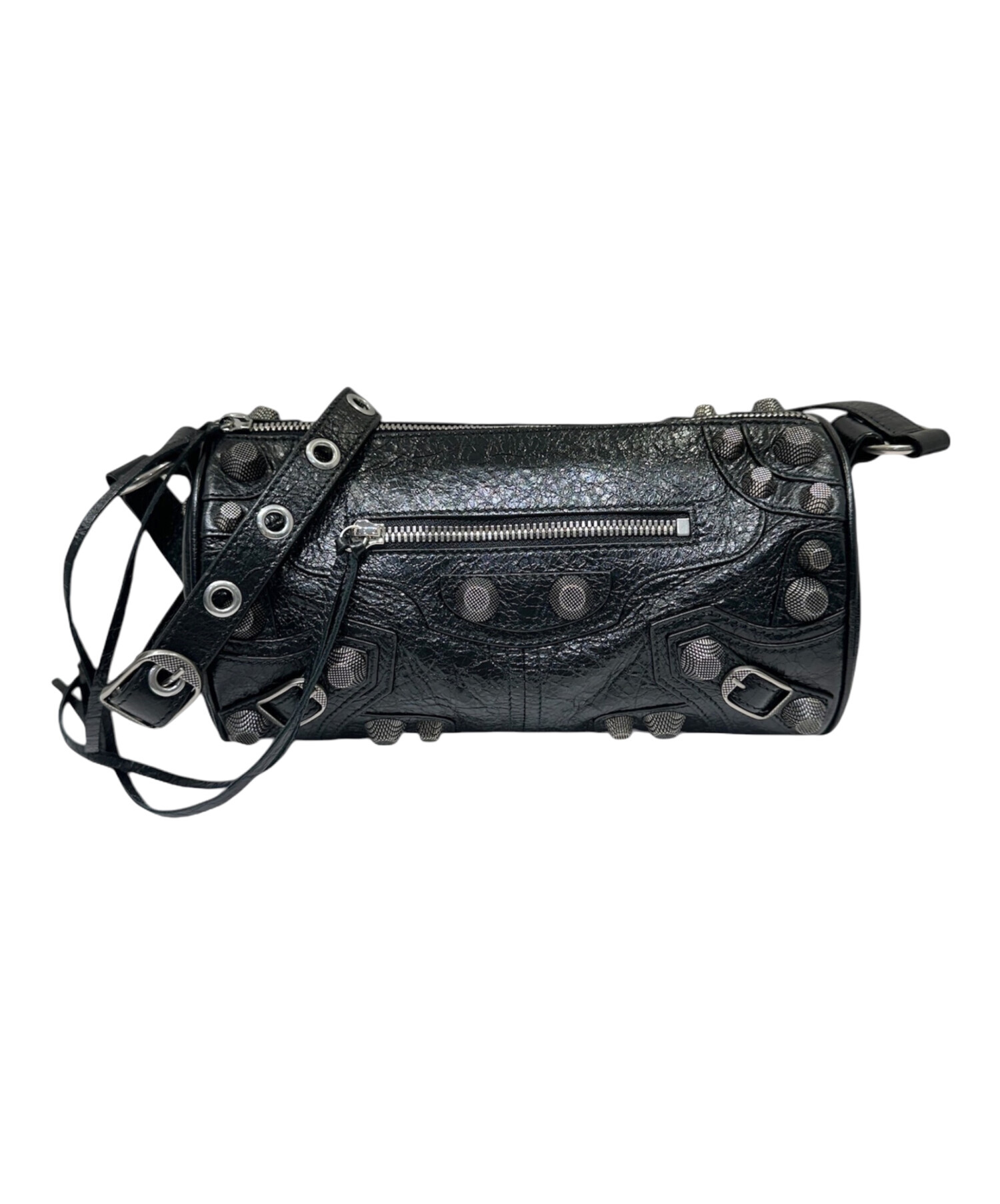 BALENCIAGA バレンシアガ ショルダーバッグ  黒 【古着】【中古】【送料無料】 中古・古着通販】BALENCIAGA (バレンシアガ) ショルダーバッグ