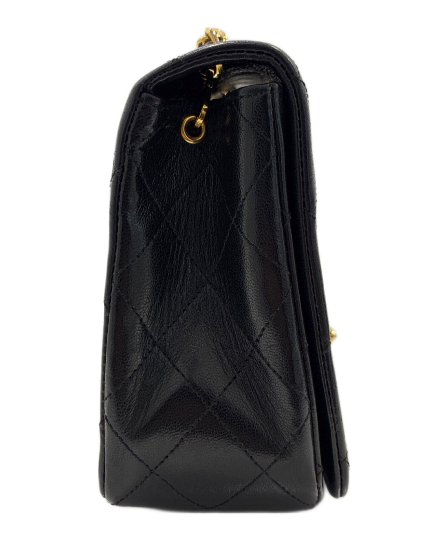 CHANEL/フルフラッププッシュロックショルダー/ABランク/38【中古】 CHANEL - シャネル CHANEL マトラッセ フルフラップ プッシュロック