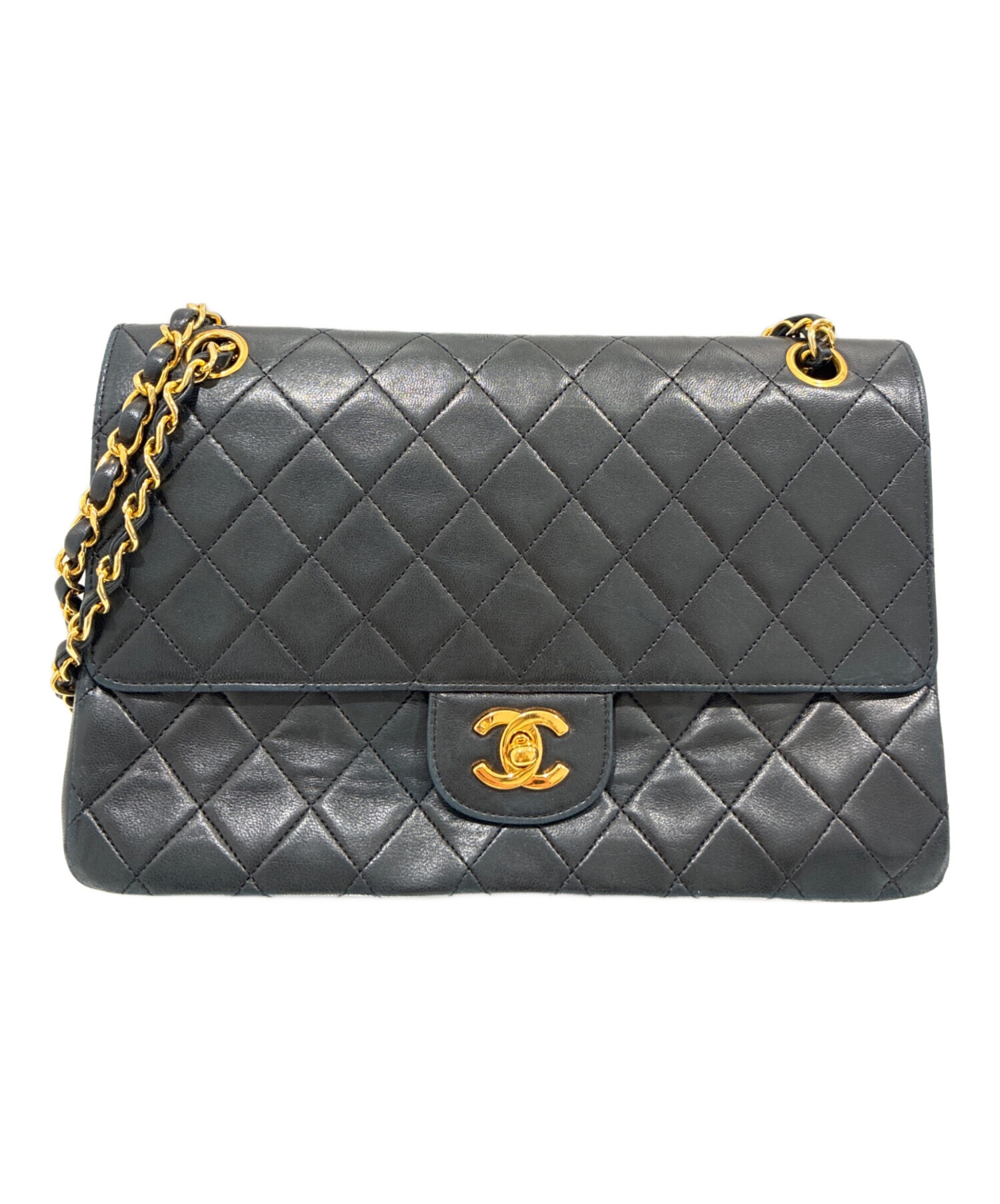 【良品】CHANELシャネルマトラッセボディバッグ　ターンロック ◇新作ターンロック◇CHANEL チェーンウォレット マトラッセ (CHANEL