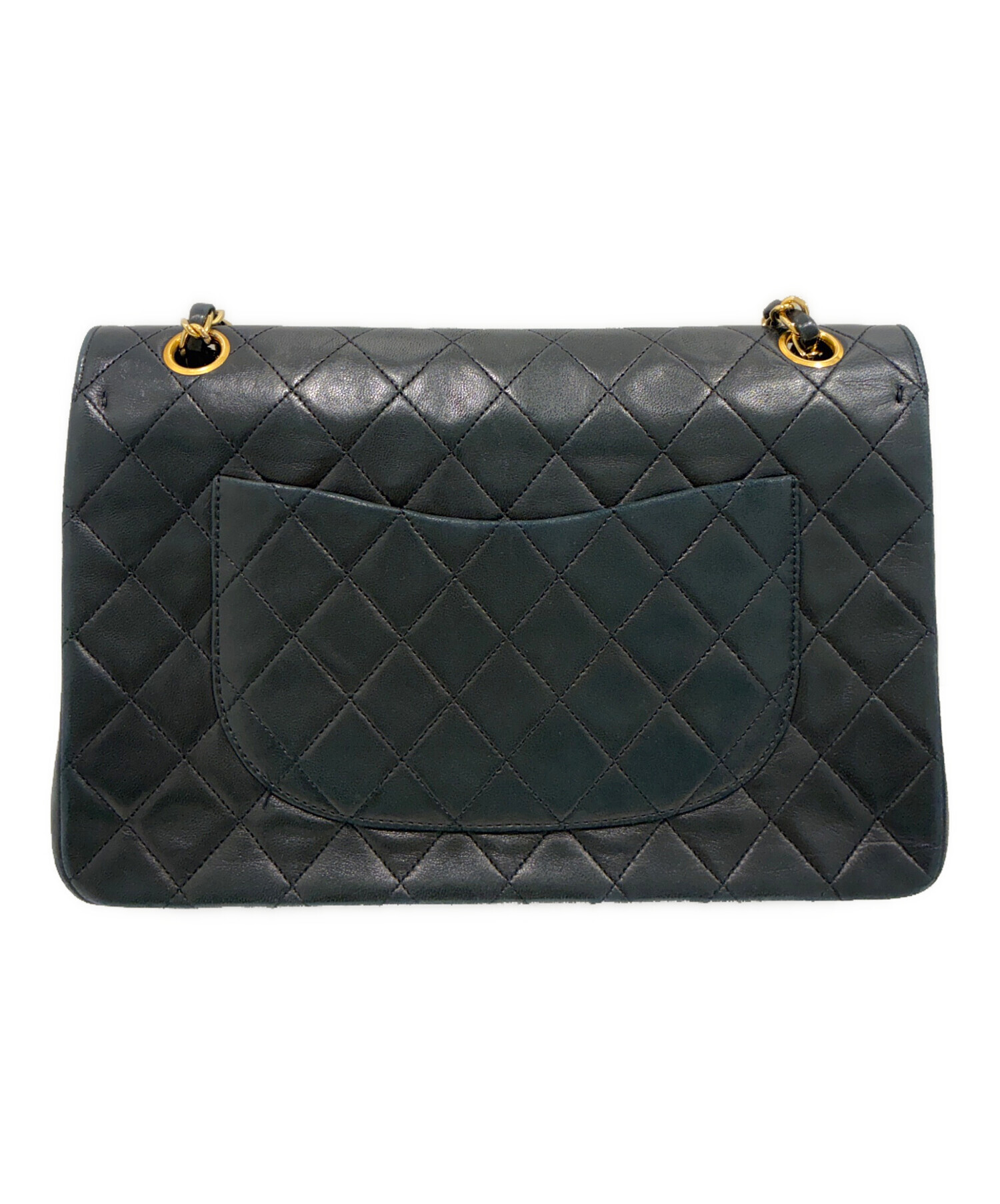 【良品】CHANELシャネルマトラッセボディバッグ　ターンロック 中古・古着通販】CHANEL (シャネル) マトラッセターンロックチェーン