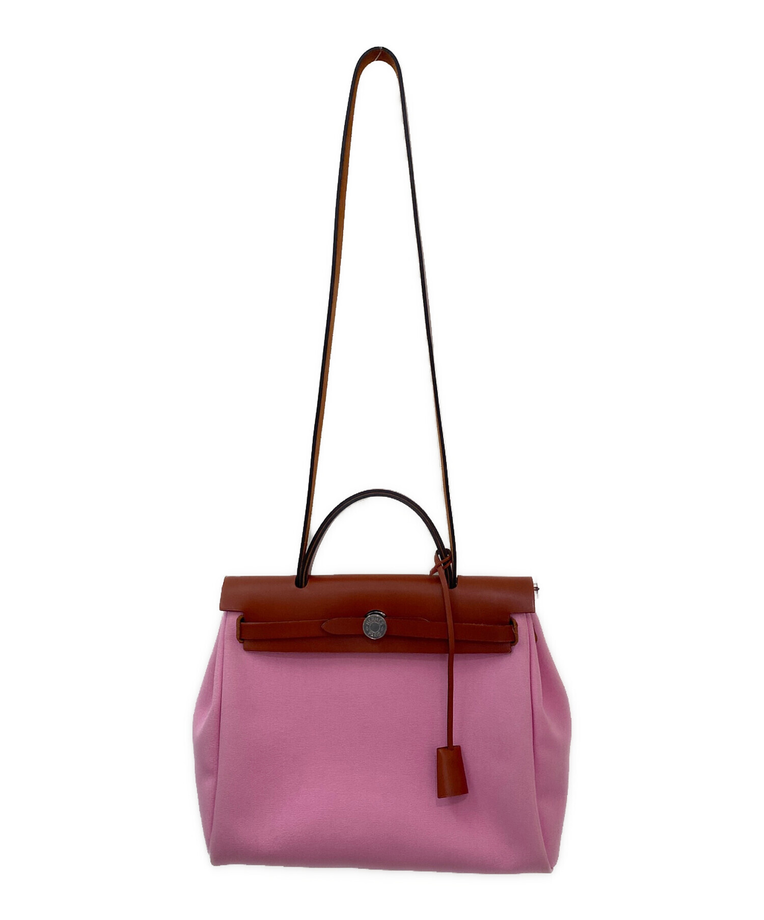 中古・古着通販】HERMES (エルメス) エールバッグジップPM ピンク