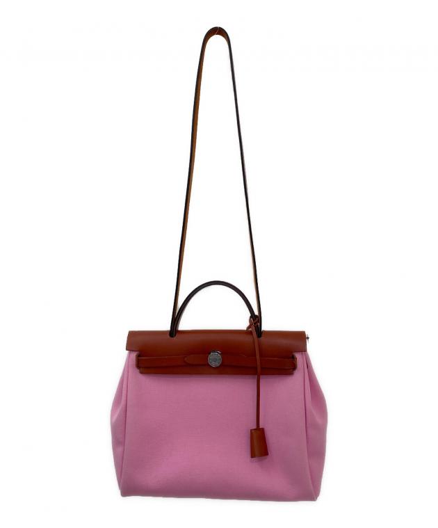 【タイムセール70000→45000】エールバッグ　PM 中古・古着通販】HERMES (エルメス) エールバッグジップPM ピンク
