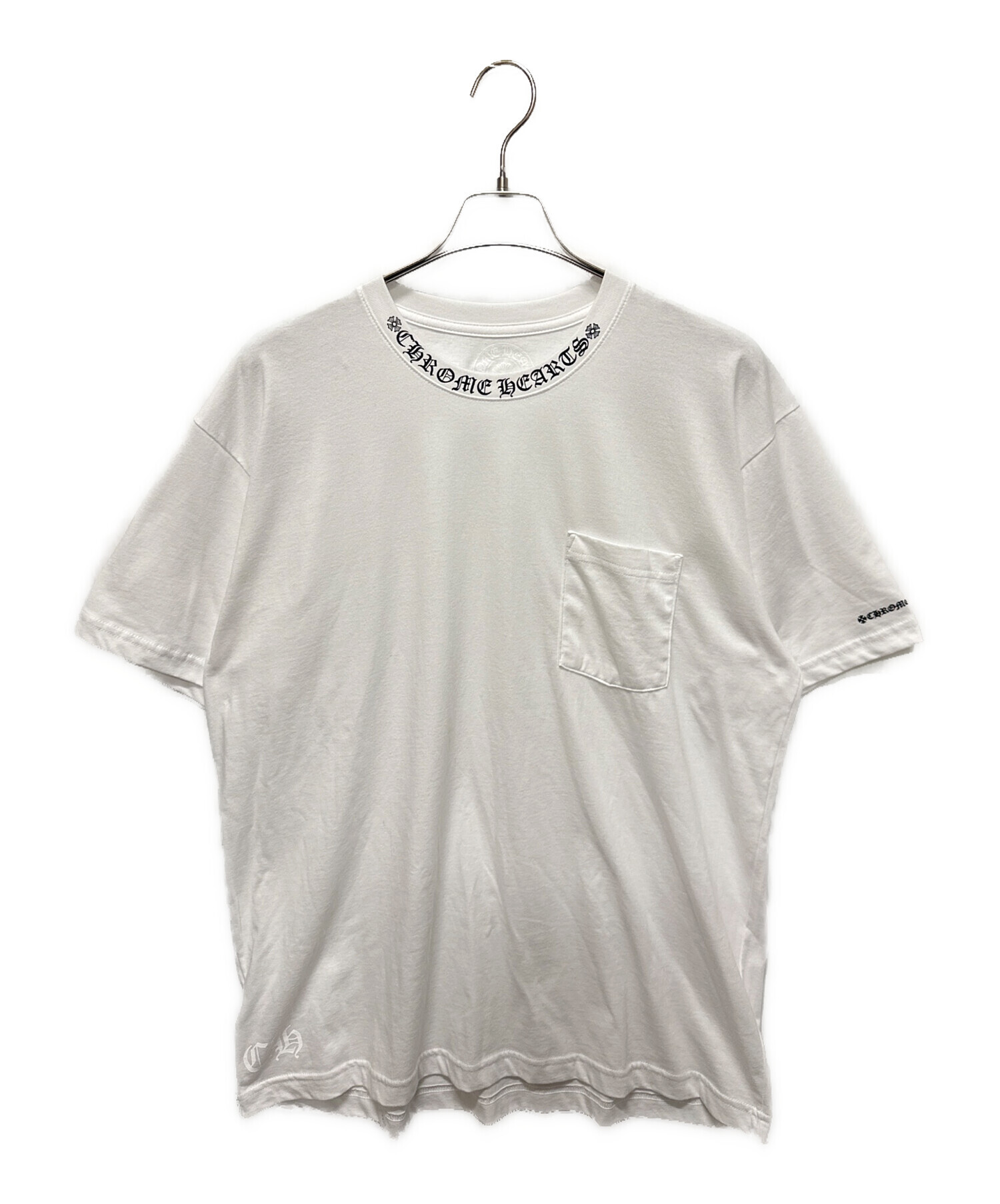 CHROME HEARTS クロムハーツ Tシャツ・カットソー S 白 【古着】【中古】 中古・古着通販】COMME des GARCONS (コムデギャルソン) CHROME HEARTS