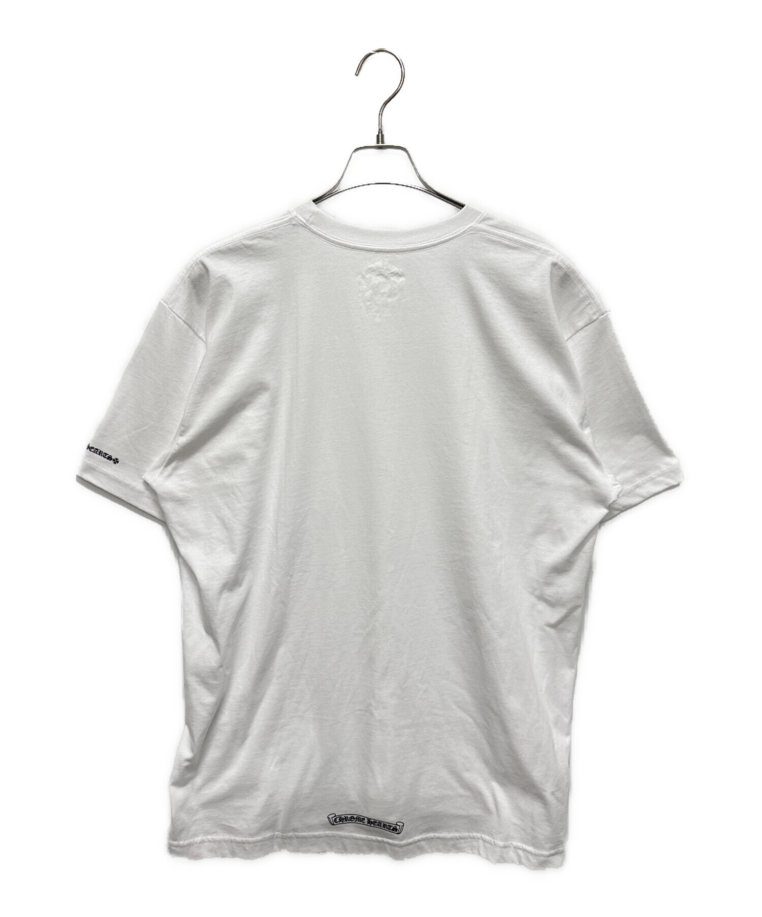 CHROME HEARTS クロムハーツ Tシャツ・カットソー S 白 【古着】【中古】 中古・古着通販】COMME des GARCONS (コムデギャルソン) CHROME HEARTS
