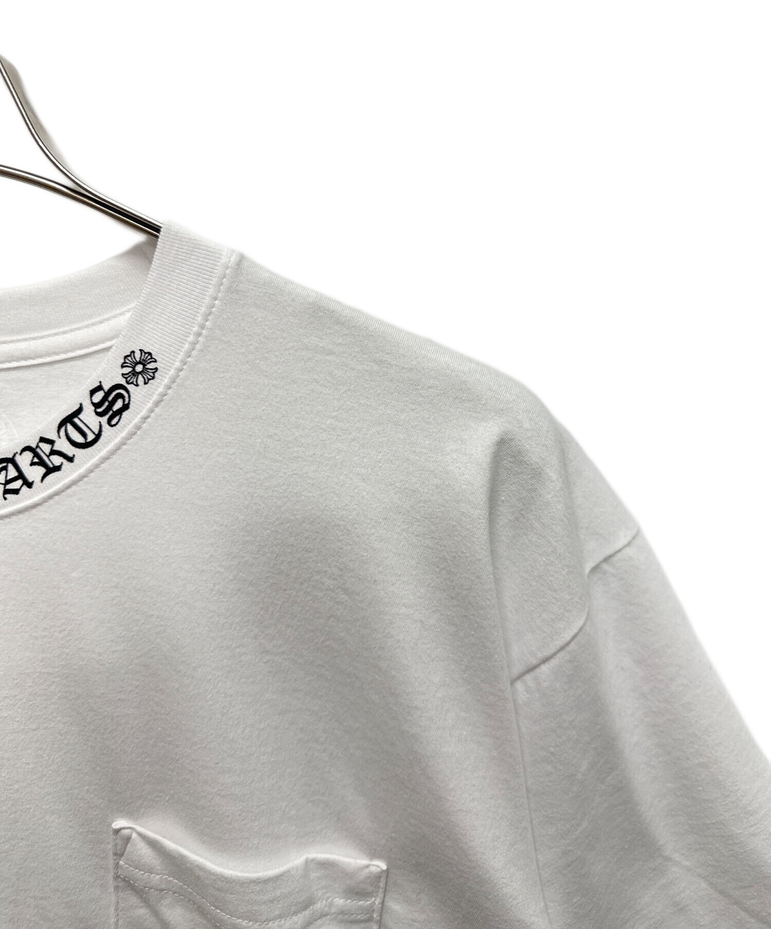中古・古着通販】CHROME HEARTS (クロムハーツ) ネックロゴポケットT