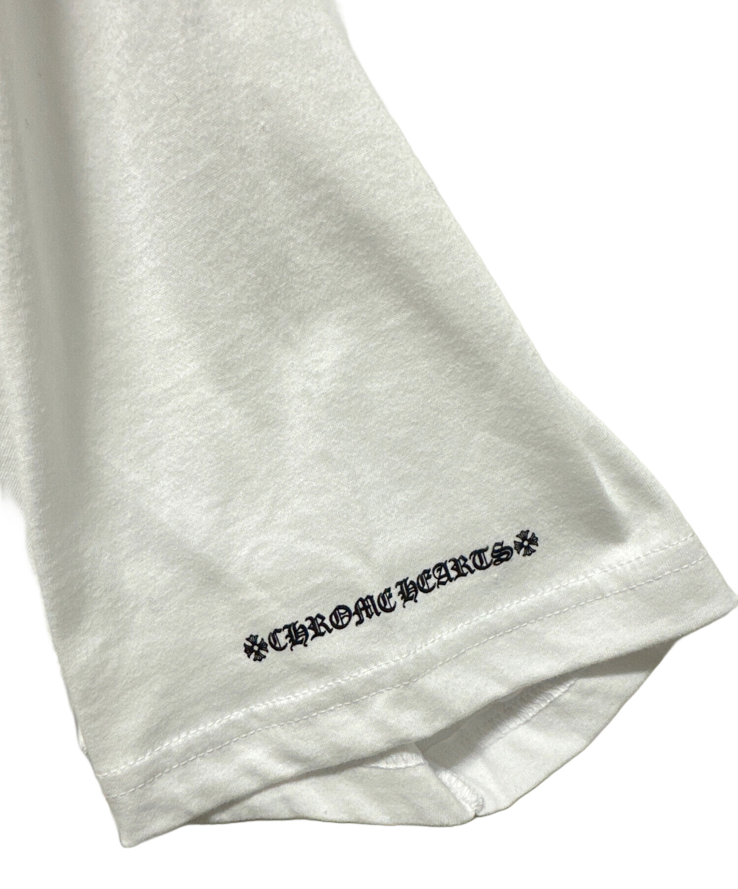CHROME HEARTS クロムハーツ Tシャツ・カットソー S 白 【古着】【中古】 中古・古着通販】CHROME HEARTS (クロムハーツ) COMME des GARCONS