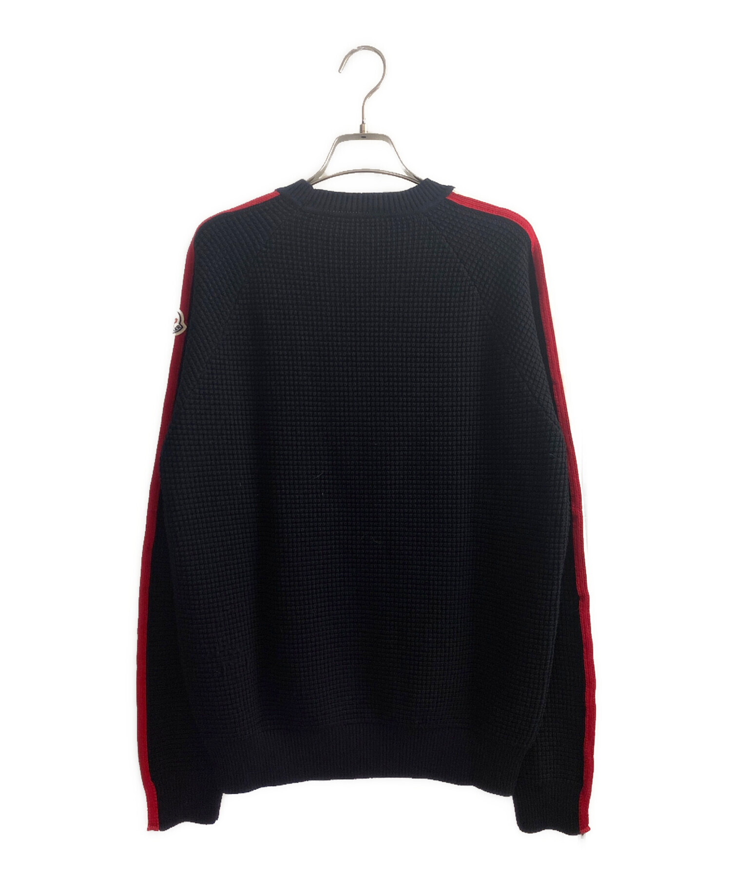 中古・古着通販】MONCLER (モンクレール) 袖ラインウールニット 