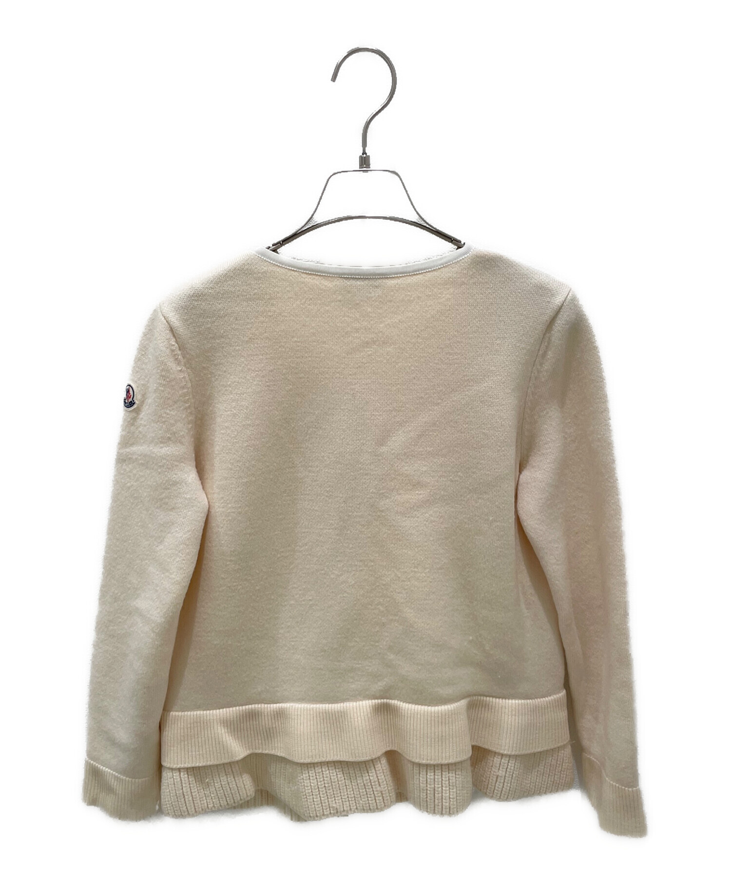 中古・古着通販】MONCLER (モンクレール) ニット切替ダウンジャケット 