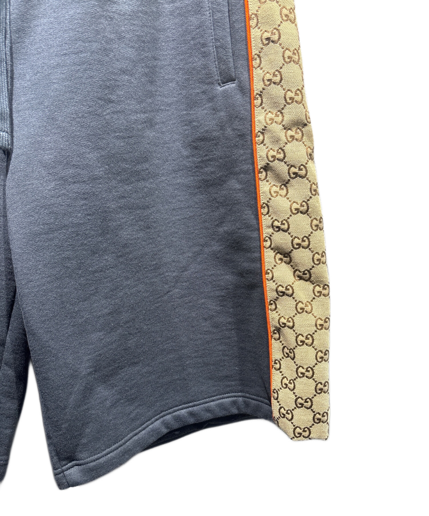 中古・古着通販】GUCCI (グッチ) GGコットンスウェットハーフパンツ