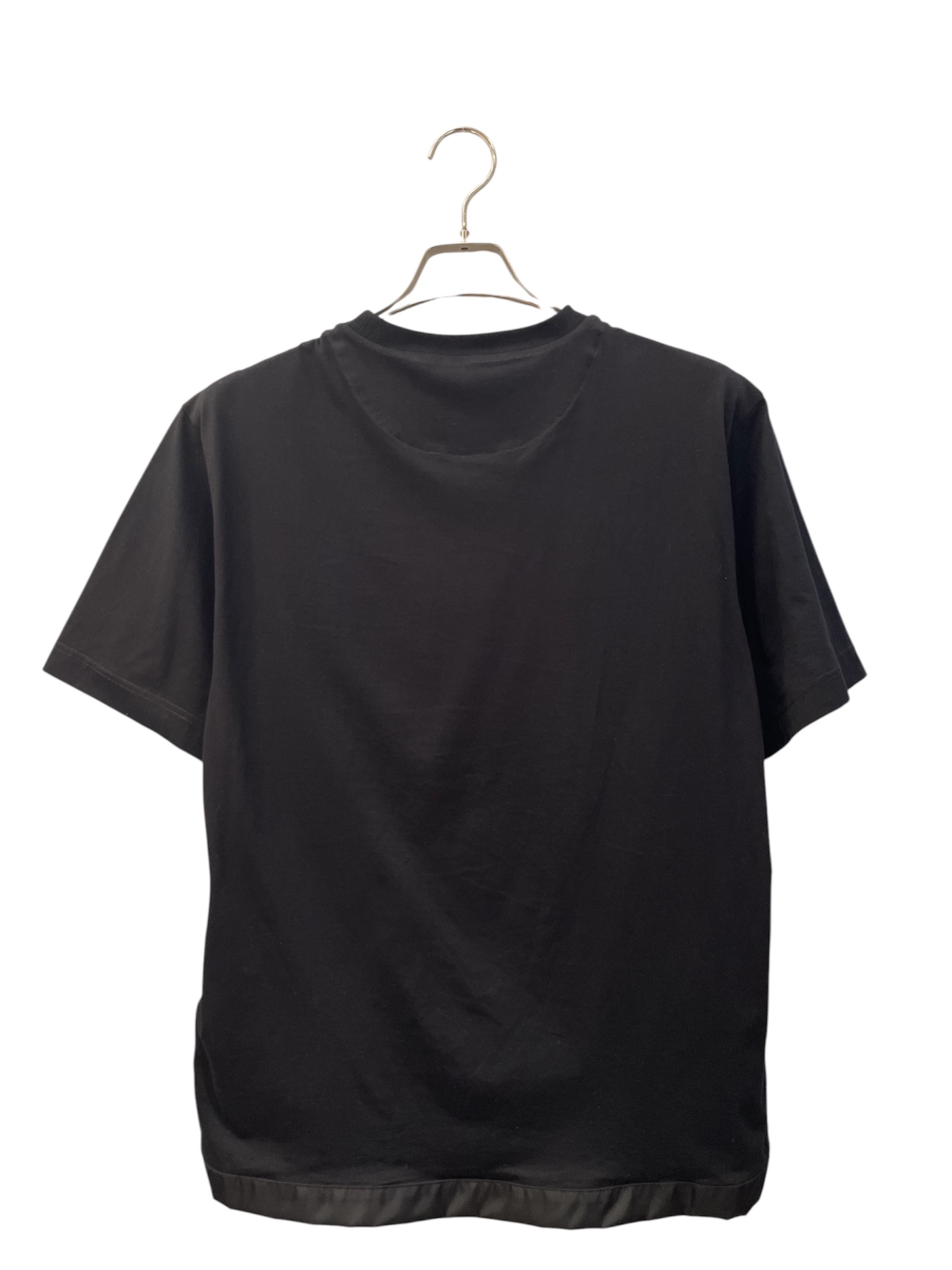 PRADA ナイロンポケット Tシャツ ★ PRADA / プラダ】トライアングルプレート ナイロン切替ポケットTシャツ