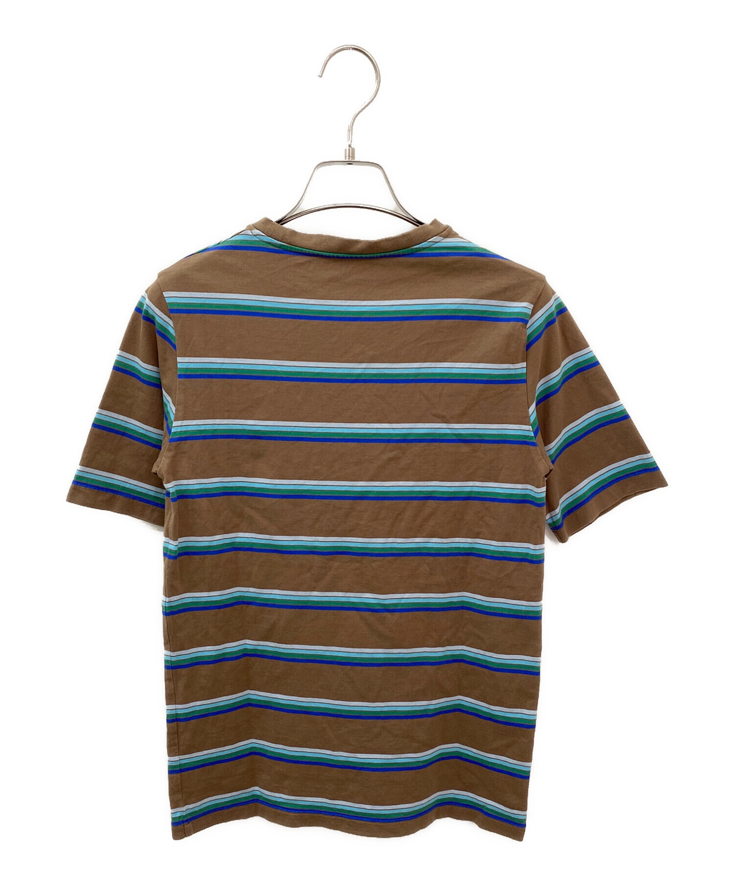 中古・古着通販】MIU MIU (ミュウミュウ) ボーダーポケットTシャツ