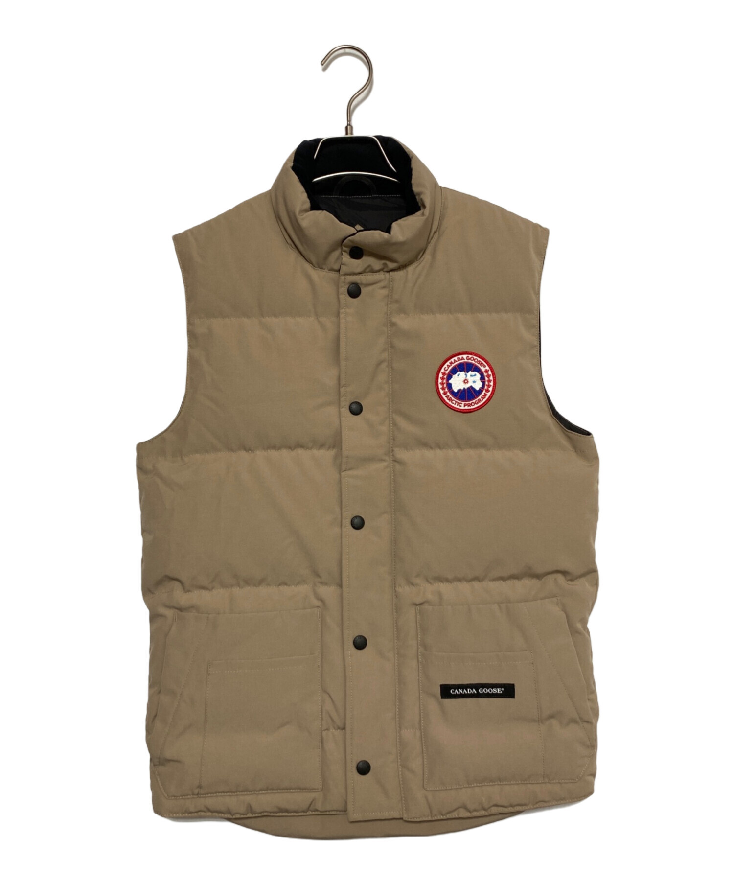 中古・古着通販】CANADA GOOSE (カナダグース) ダウンベスト ベージュ 