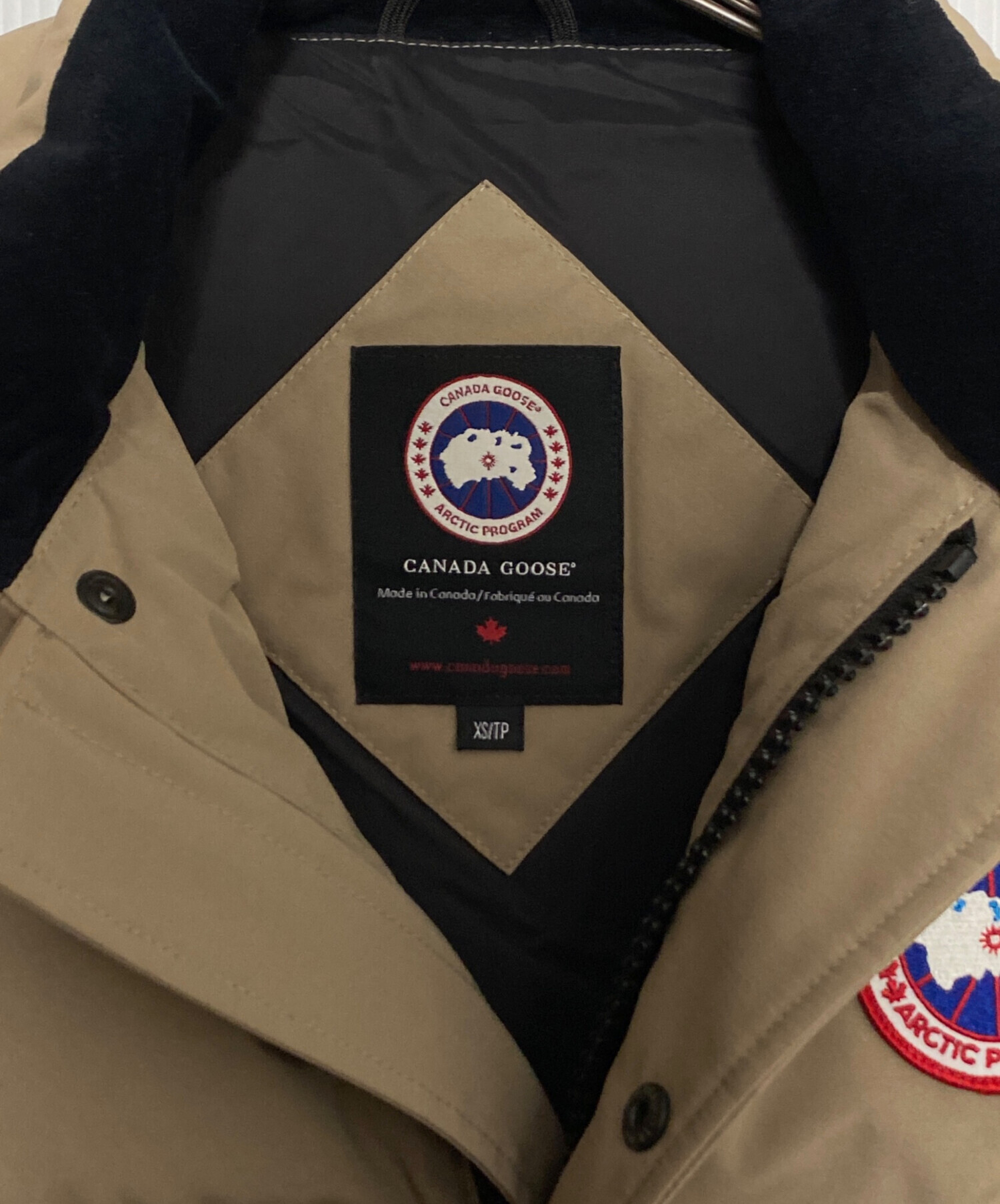 中古・古着通販】CANADA GOOSE (カナダグース) ダウンベスト ベージュ 