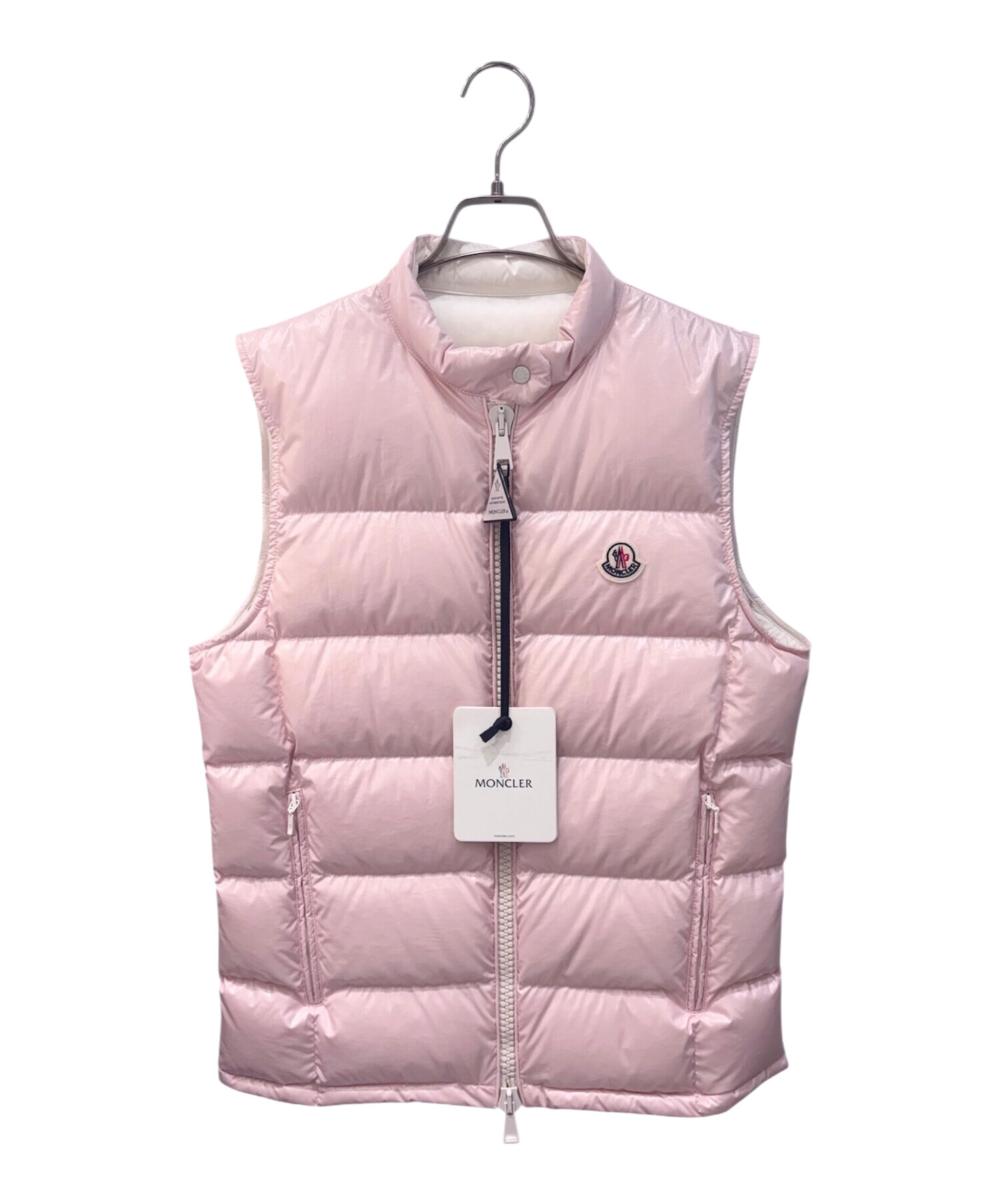 中古・古着通販】MONCLER (モンクレール) ALCIBIA/ダウンベスト ピンク