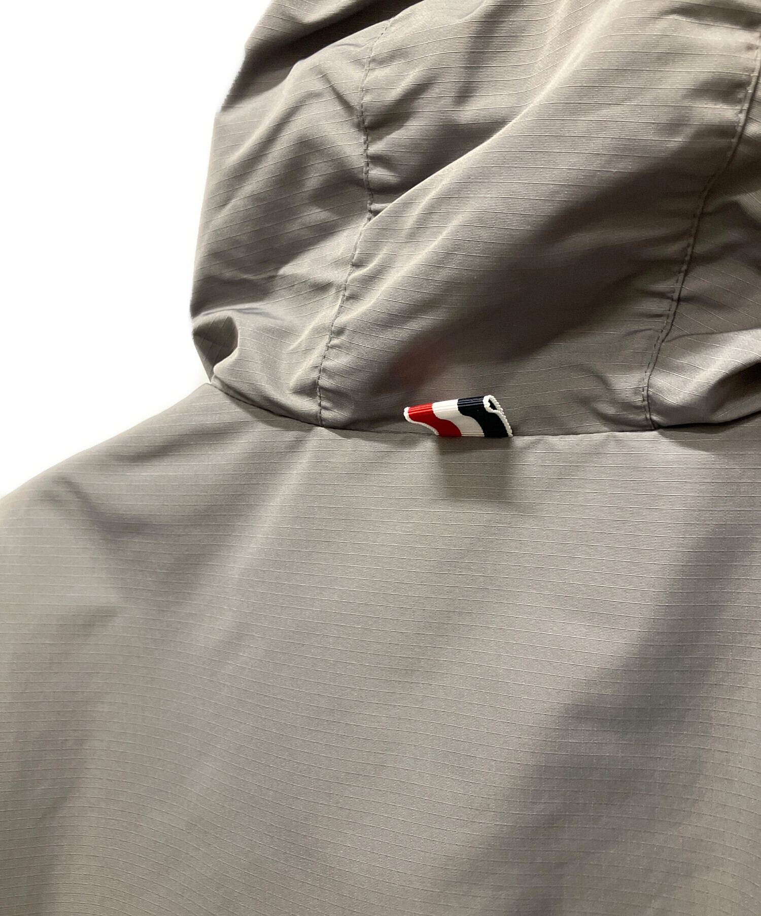 THOM BROWNE トムブラウン パーカー XS グレー 【古着】【中古】【送料無料】 中古・古着通販】Thom Browne (トムブラウン) 4BAR HOODIE / 4ライン