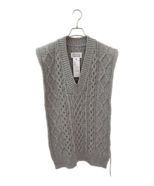 Mサイズ　新品　メゾンマルジェラ　ニットベスト　グレー 中古・古着通販】Maison Margiela (メゾンマルジェラ) ニットベスト