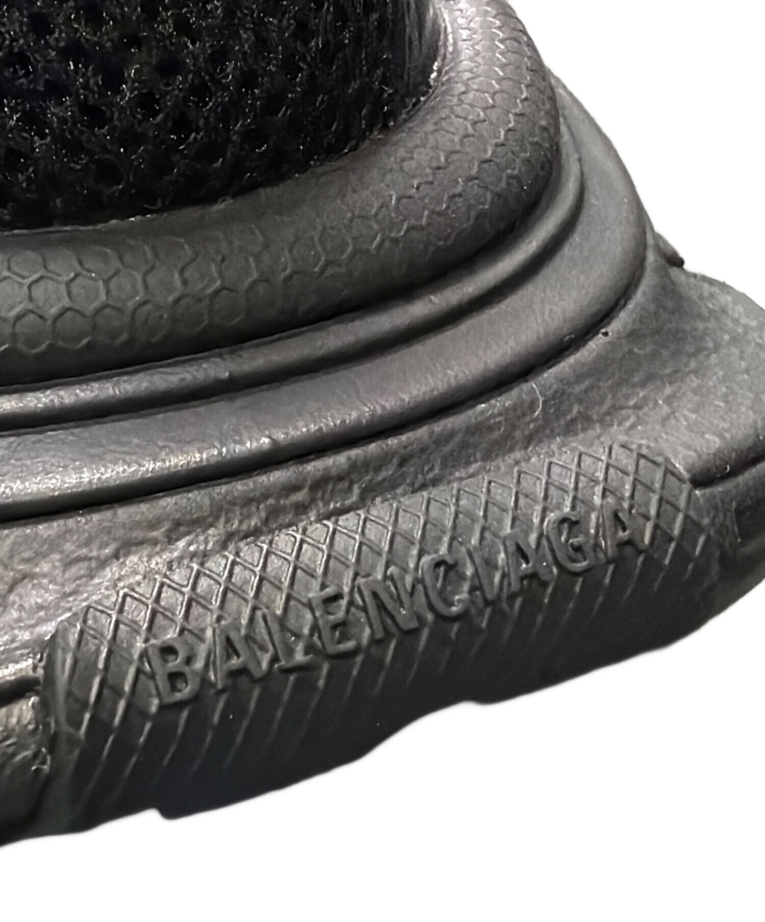 中古・古着通販】BALENCIAGA (バレンシアガ) 3XL SLIP ON ブラック