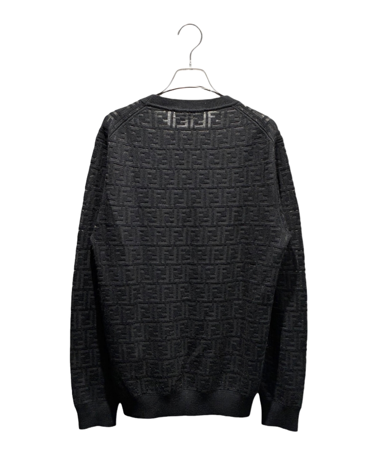 中古・古着通販】FENDI (フェンディ) ズッカニット ブラック サイズ:48 