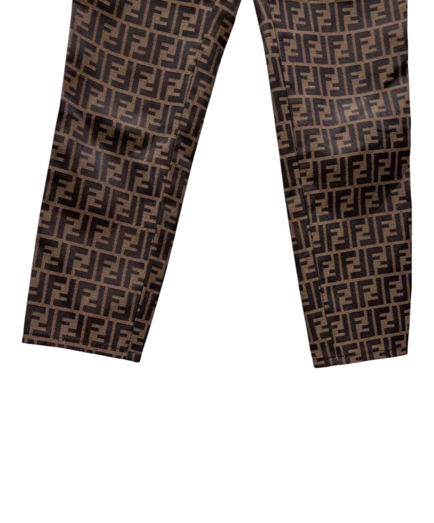 中古・古着通販】FENDI (フェンディ) ズッカパンツ ブラウン サイズ