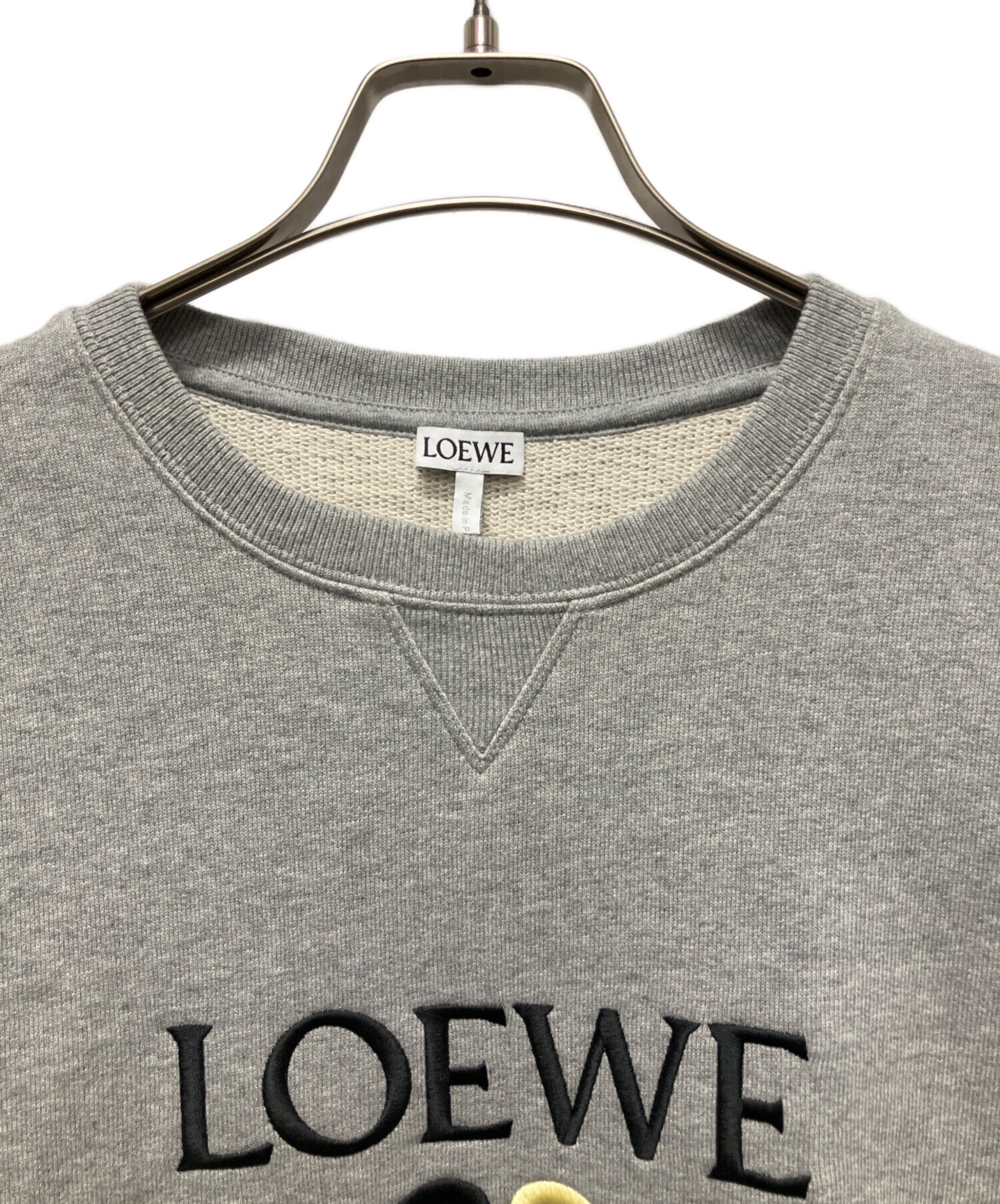 中古・古着通販】LOEWE (ロエベ) アナグラムロゴスウェット グレー