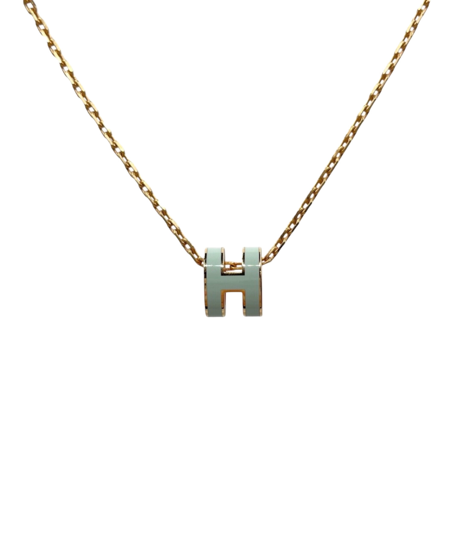 中古・古着通販】HERMES (エルメス) ミニポップHネックレス ミント