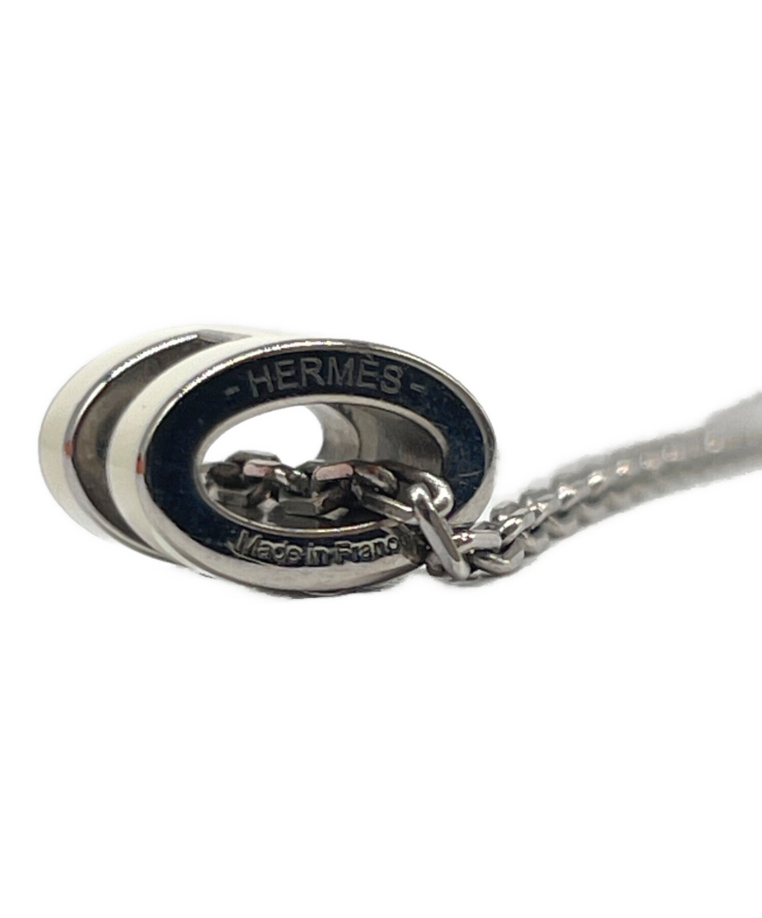 中古・古着通販】HERMES (エルメス) ミニポップHネックレス ホワイト