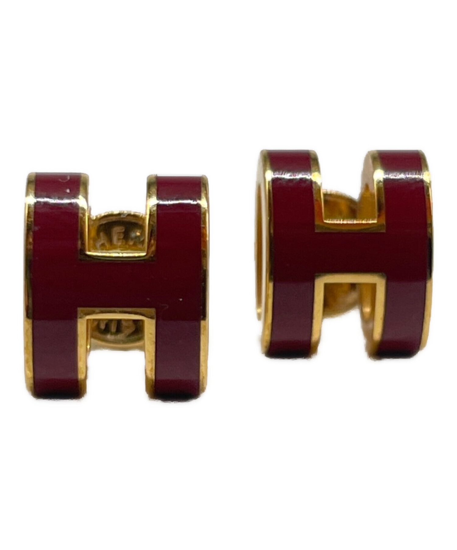 中古・古着通販】HERMES (エルメス) ミニポップHピアス/Mini Pop H