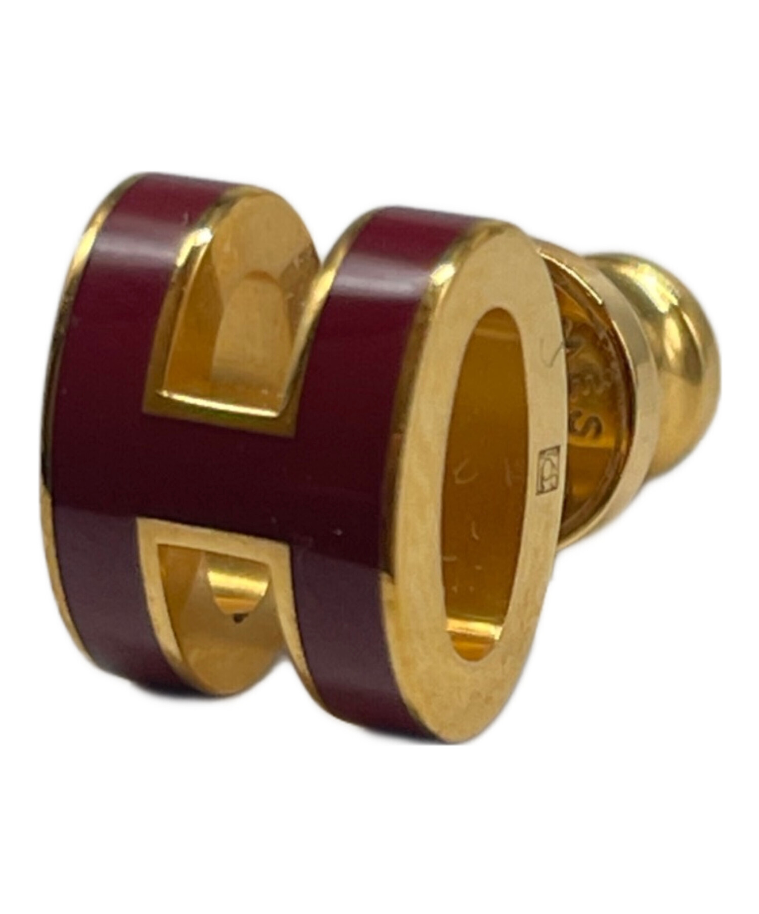 中古・古着通販】HERMES (エルメス) ミニポップHピアス/Mini Pop H