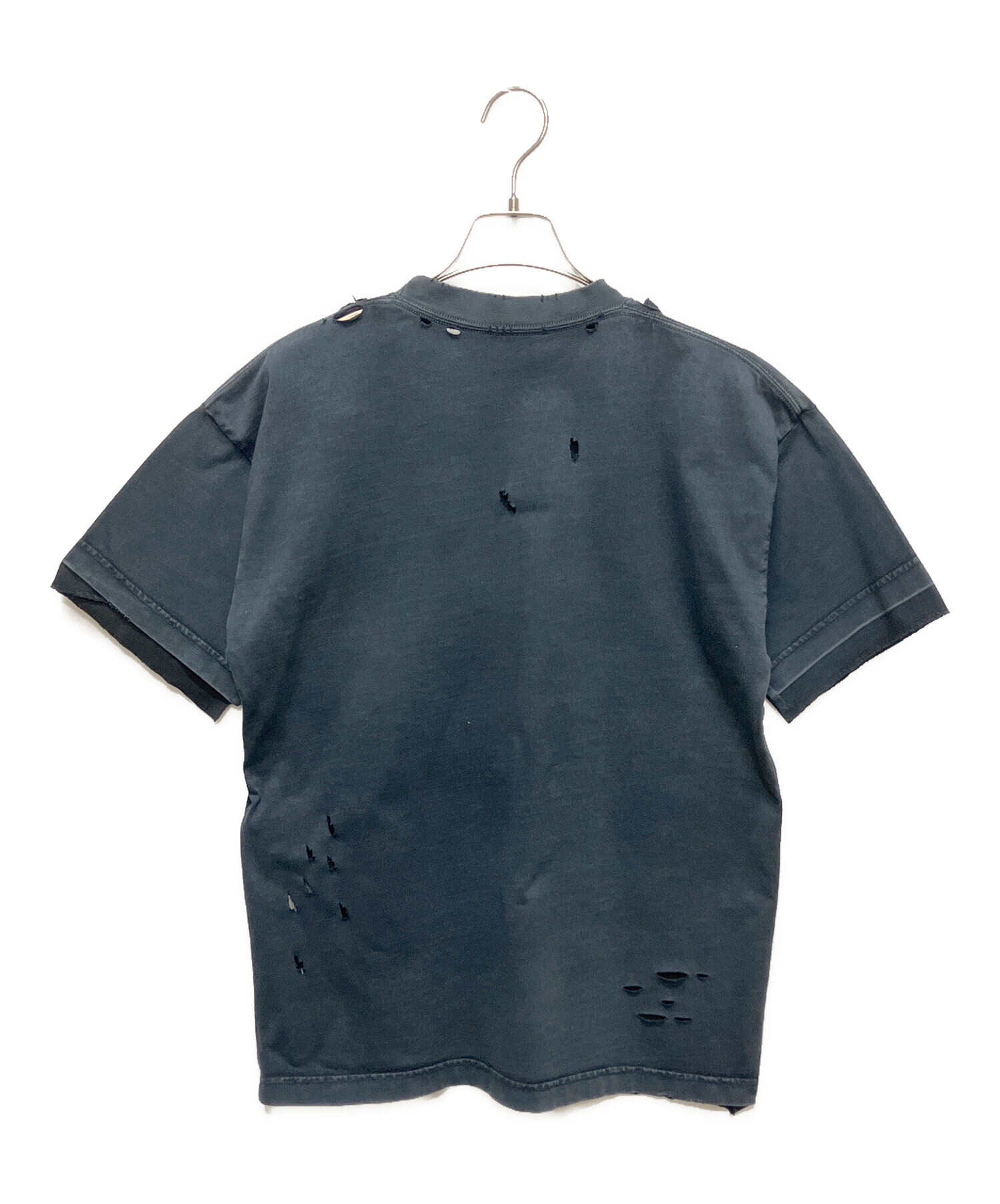 中古・古着通販】BALENCIAGA (バレンシアガ) ダメージ加工Tシャツ