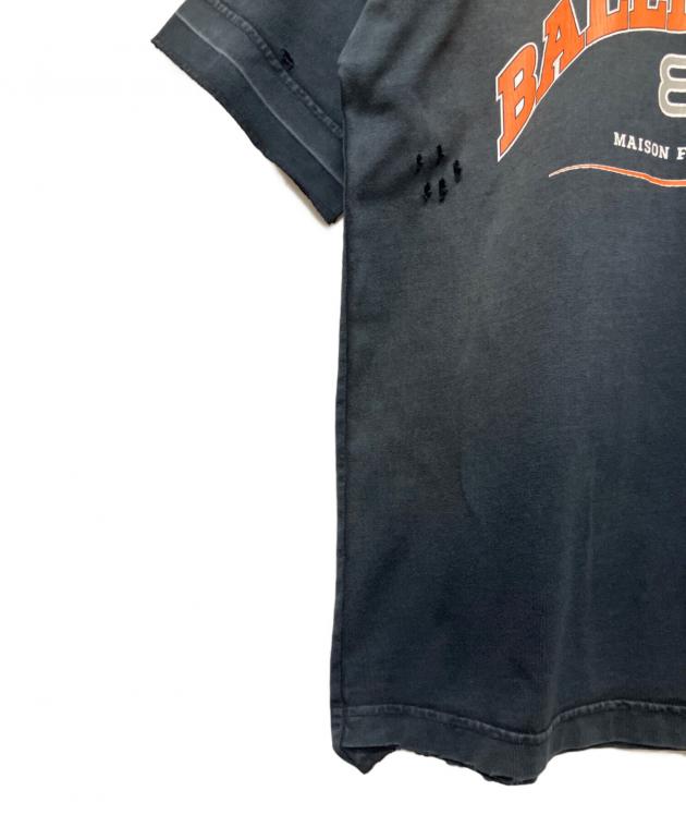 中古・古着通販】BALENCIAGA (バレンシアガ) ダメージ加工Tシャツ
