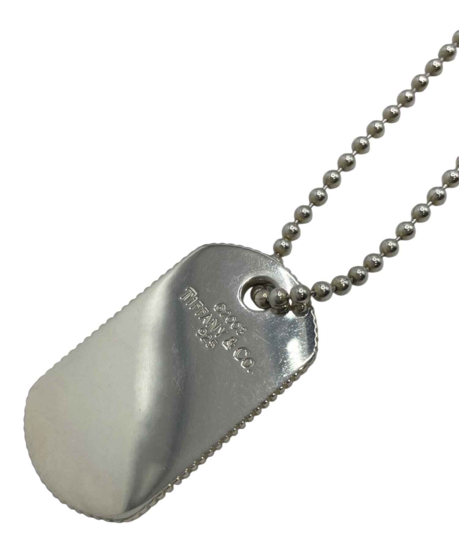 中古・古着通販】TIFFANY & Co. (ティファニー) ドックタグ ボール