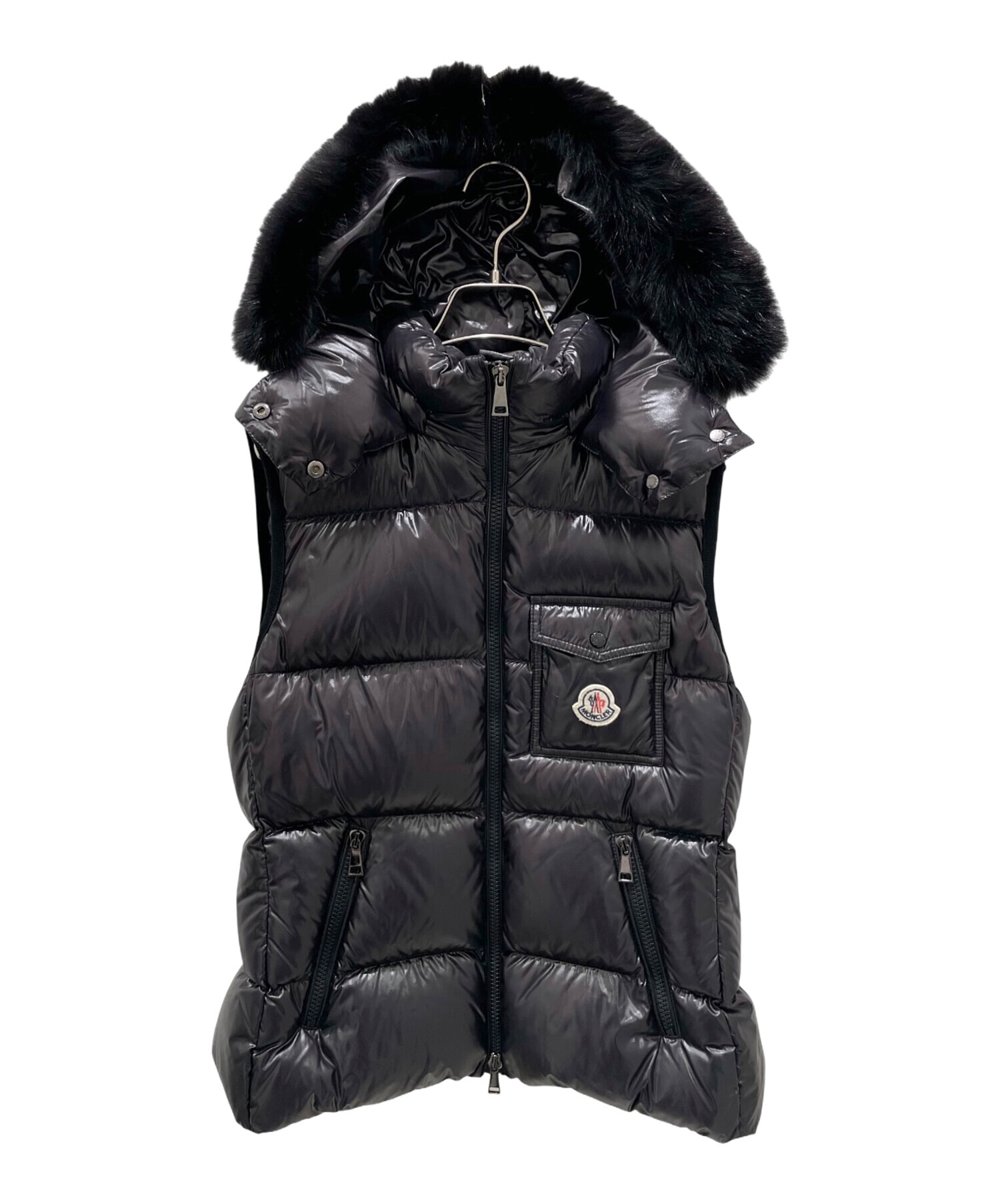 MONCLER 黒 ダウンベスト サイズ2 MONCLER ブラック ダウンベストサイズ2 【公式通販】