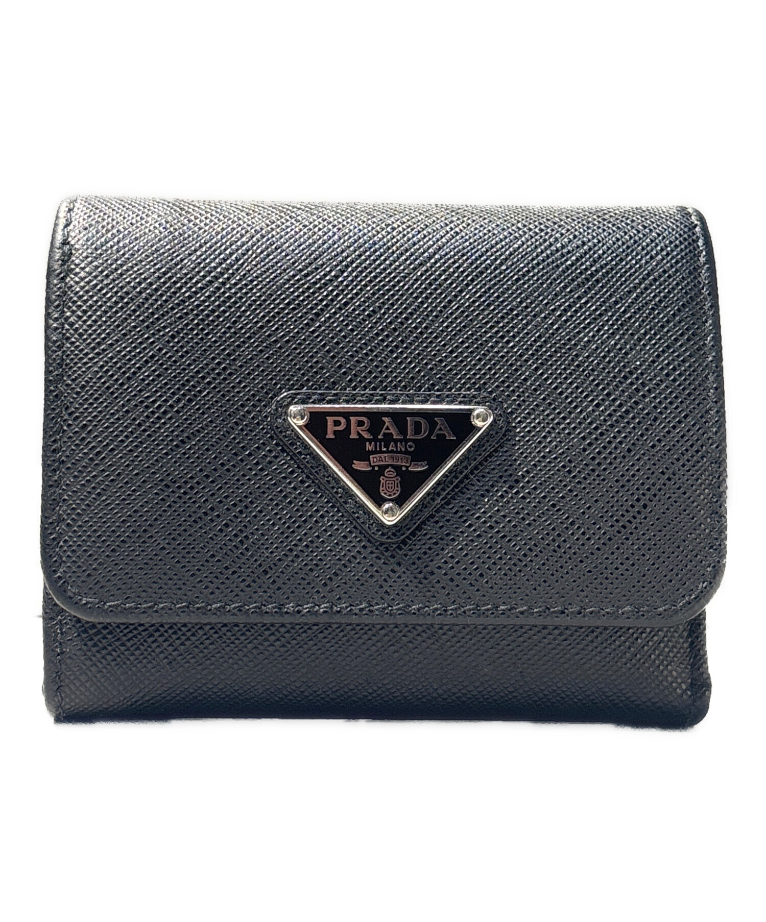 中古・古着通販】PRADA (プラダ) サフィアーノトライアングル 財布