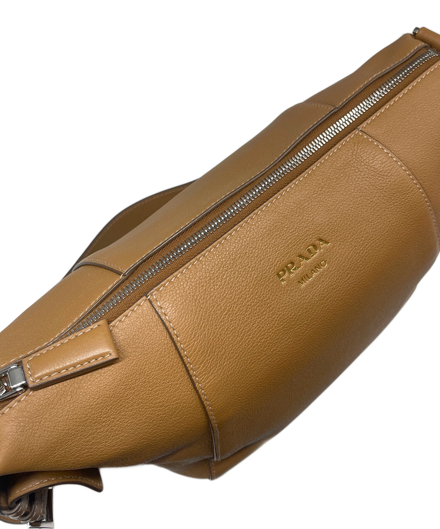 中古・古着通販】PRADA (プラダ) ソフトグレインレザー ショルダー