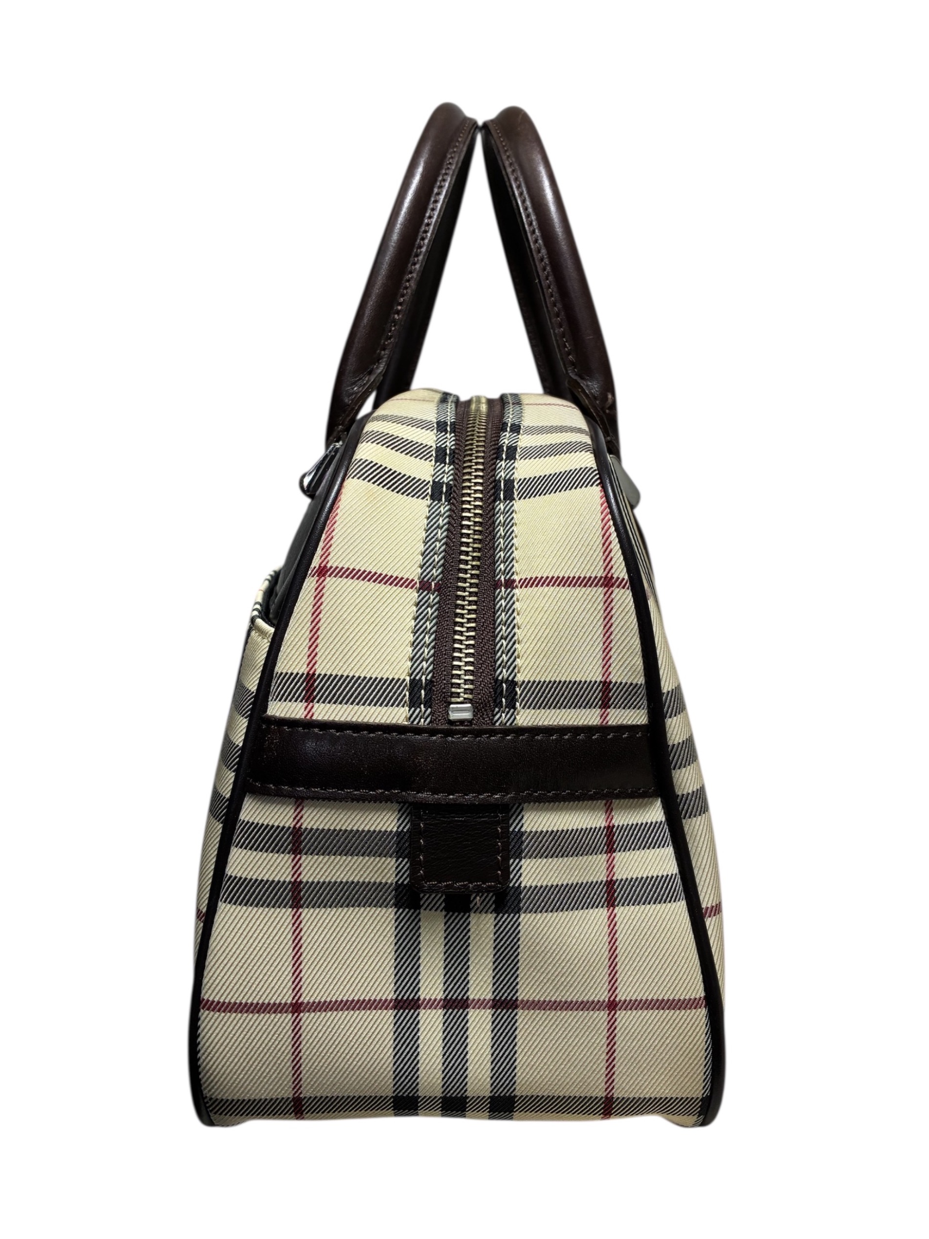 中古・古着通販】BURBERRY (バーバリー) ノバチェックボストンバッグ