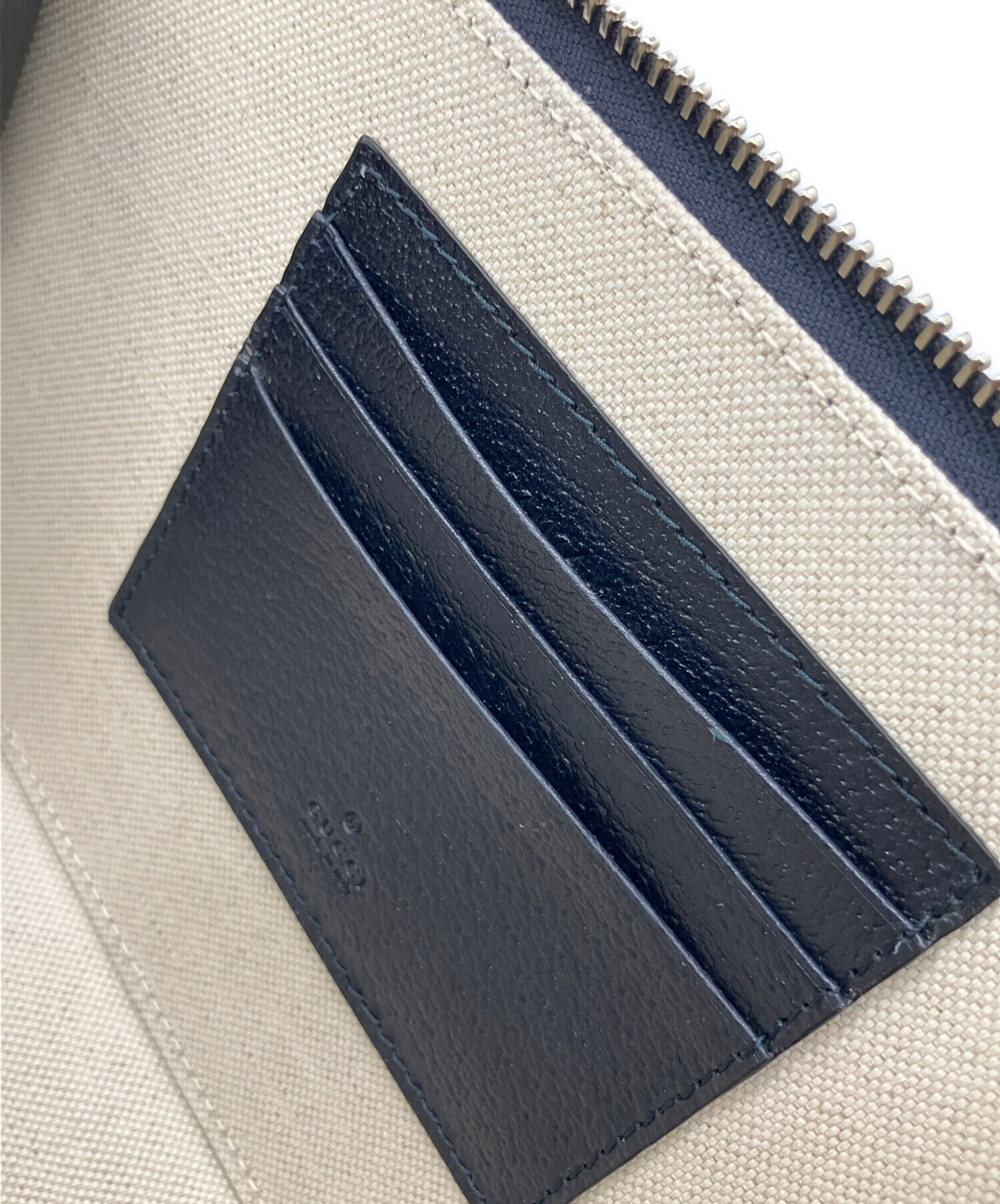 Gucci GGパターン ショルダーバッグ ネイビー 中古・古着通販】GUCCI (グッチ) オフディアGGショルダーバッグ