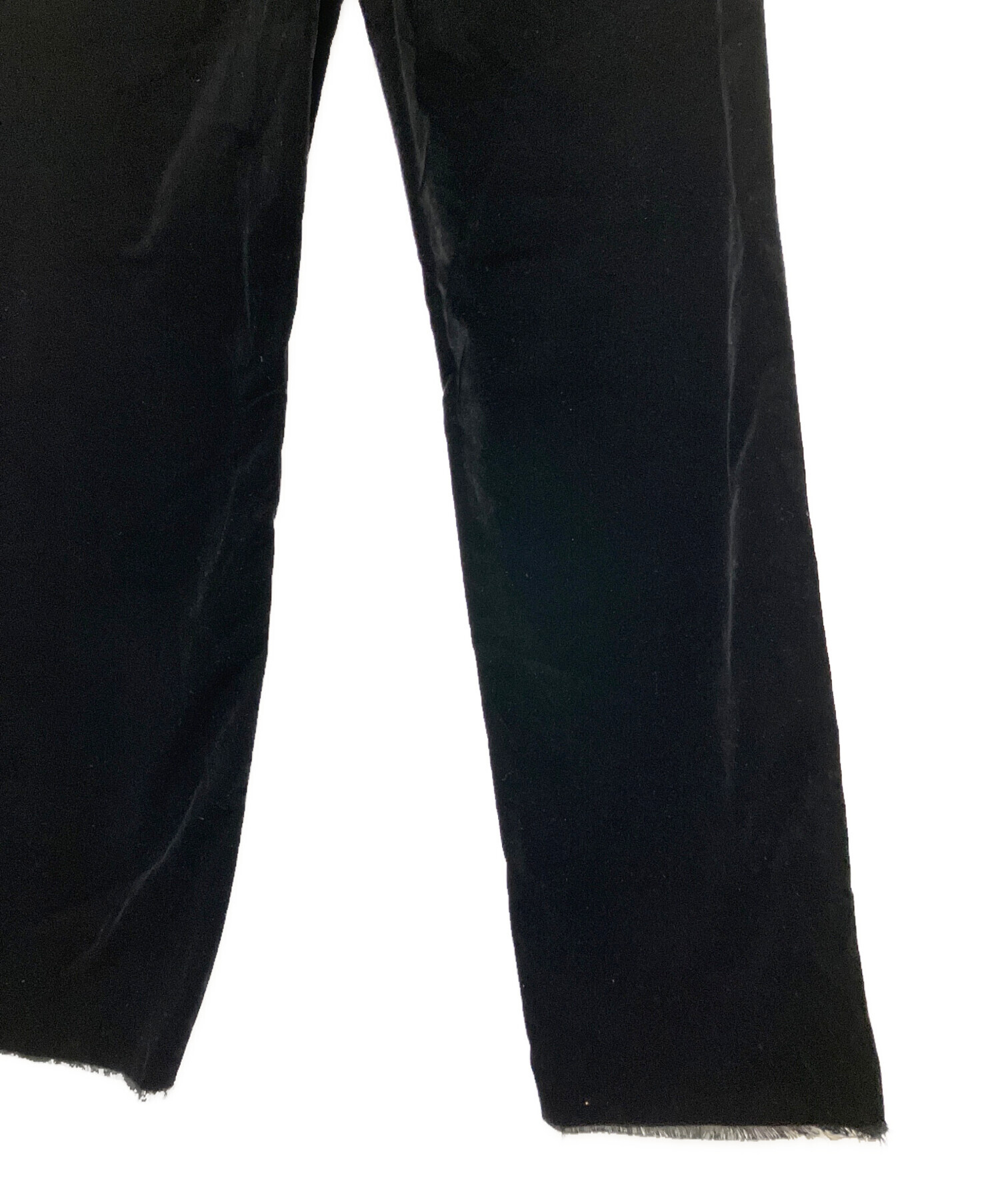 中古・古着通販】MIU MIU (ミュウミュウ) ロゴワッペンベロアパンツ