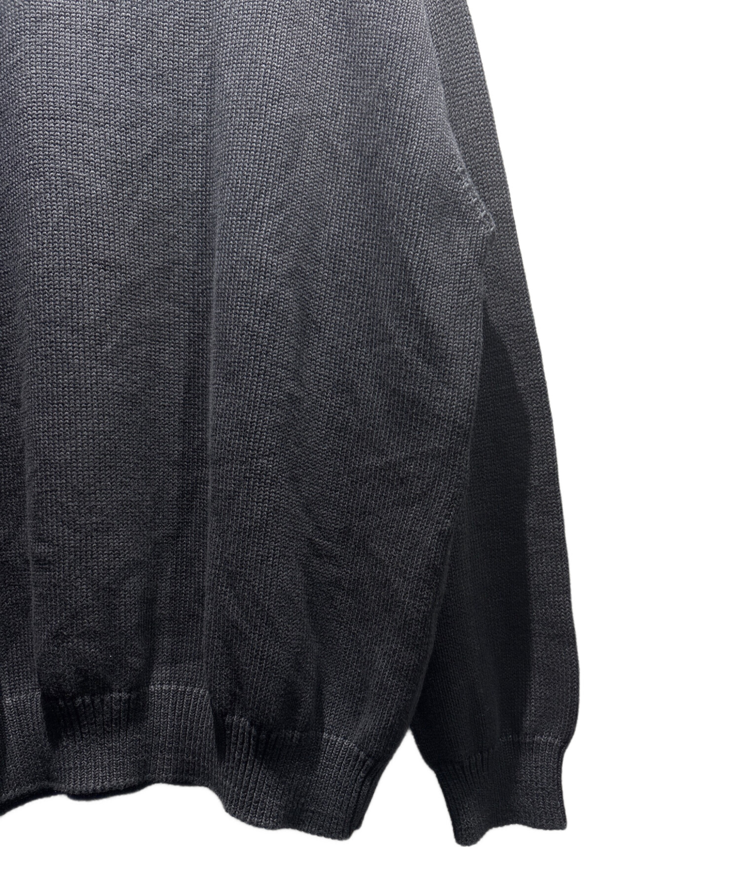 中古・古着通販】BALENCIAGA (バレンシアガ) BB刺繍ニット ブラック