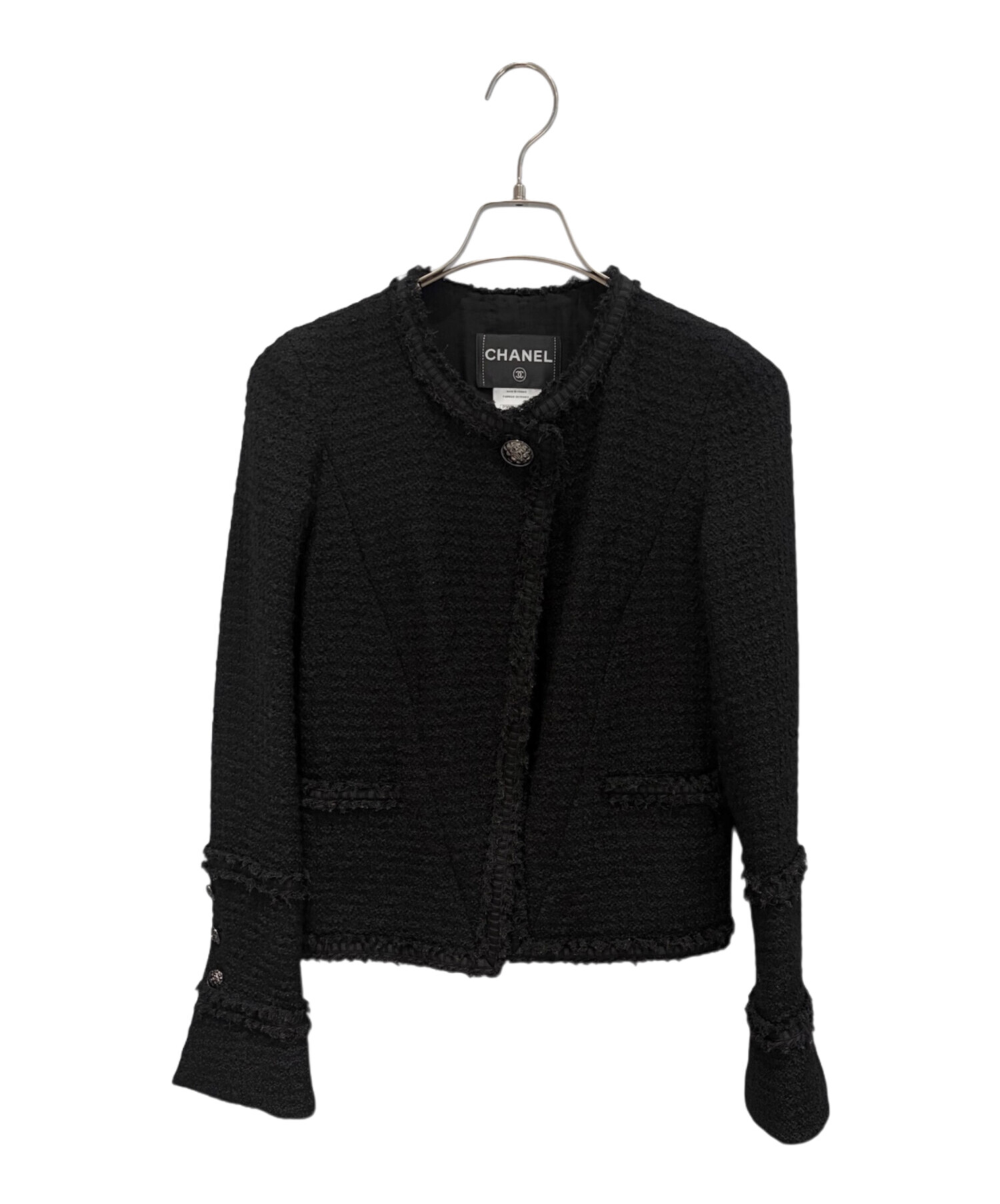 中古・古着通販】CHANEL (シャネル) ココマークボタンツイード