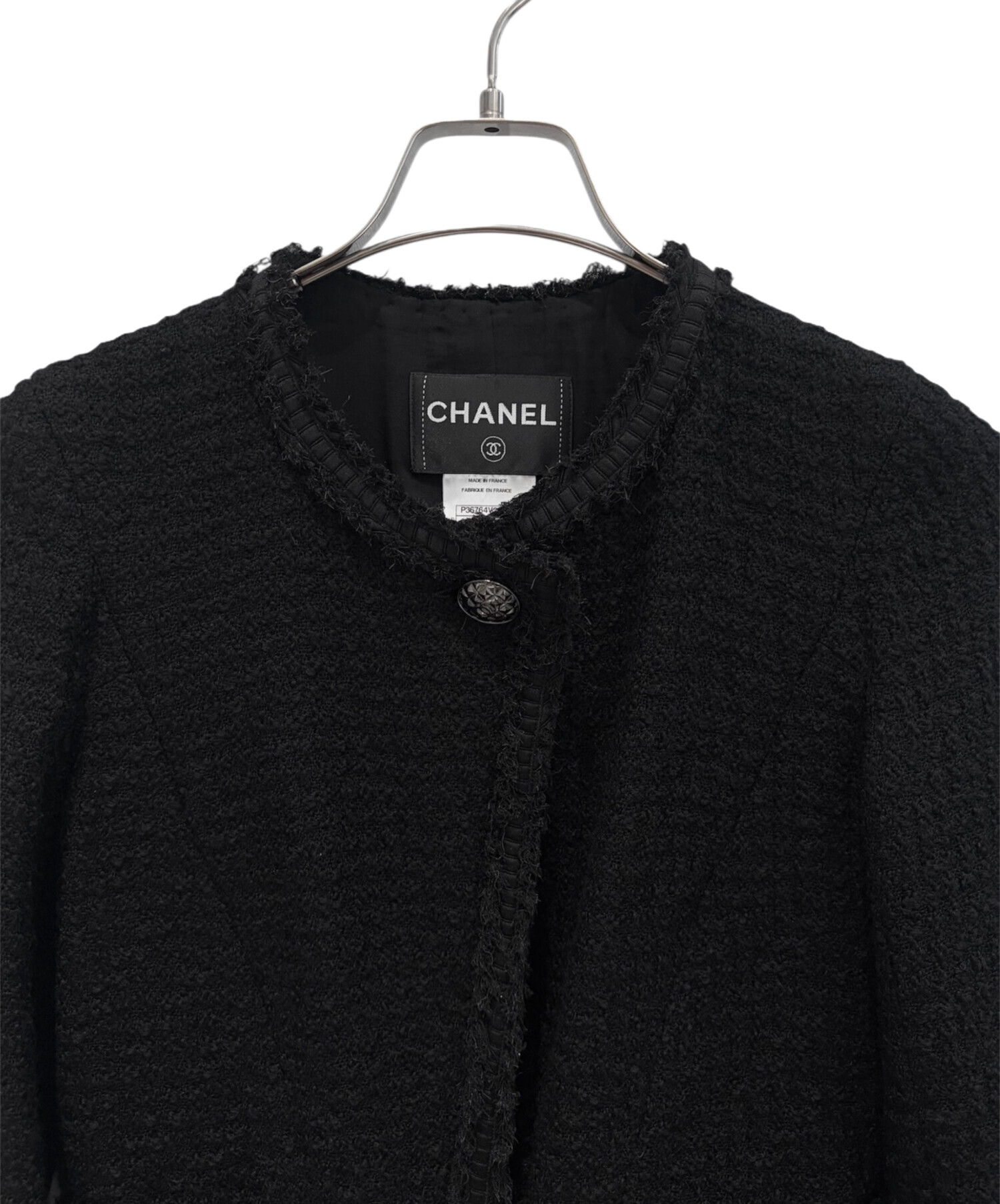 中古・古着通販】CHANEL (シャネル) ココマークボタンツイード