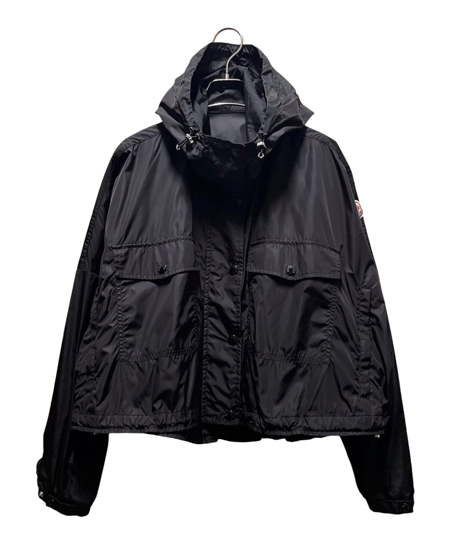 〈クリーニング済み〉モンクレール PLADIC（プラディック）ナイロンジャケット 中古・古着通販】MONCLER (モンクレール) ナイロンジャケット ブラック