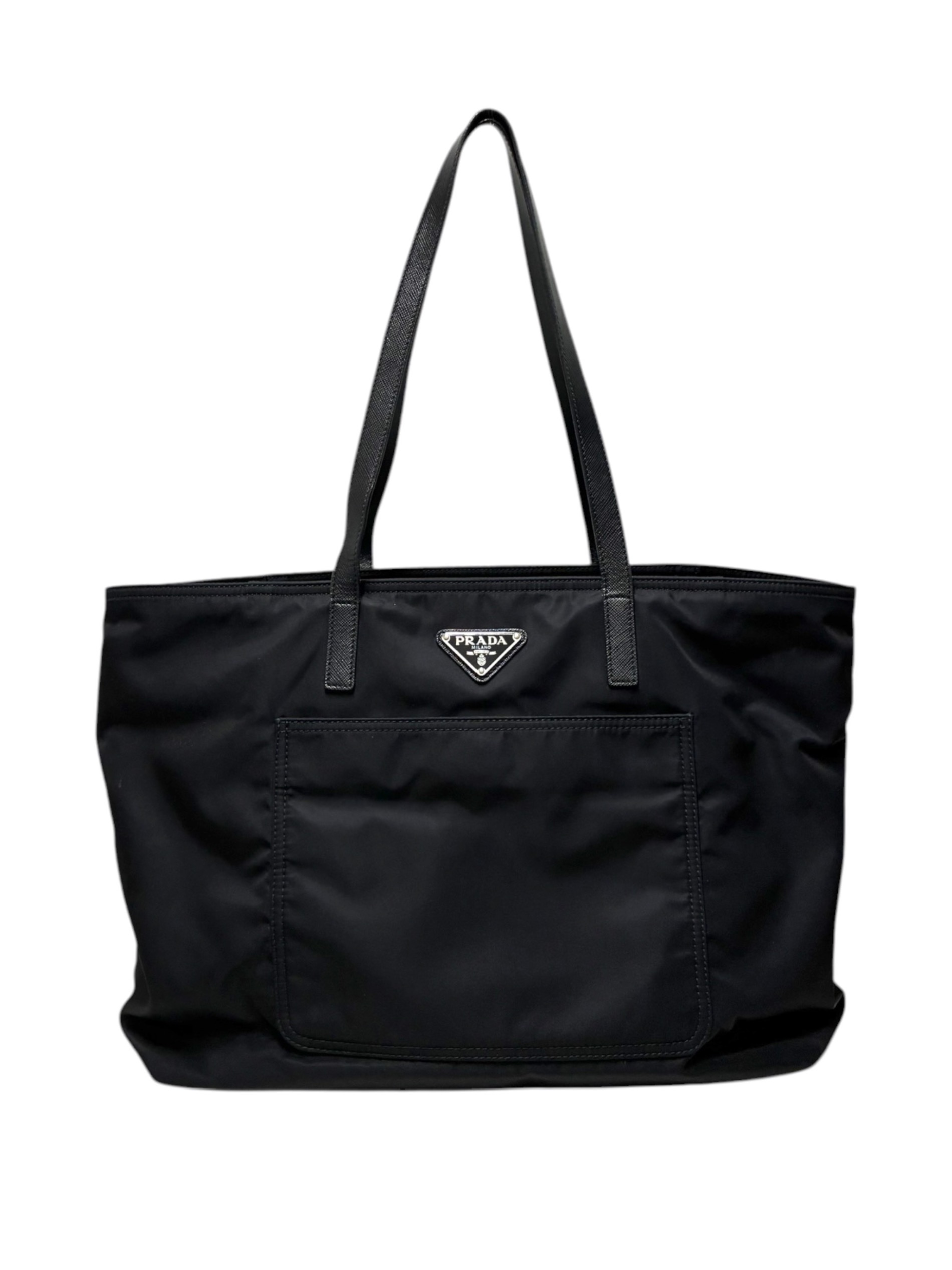 中古・古着通販】PRADA (プラダ) トライアングルロゴトートバッグ