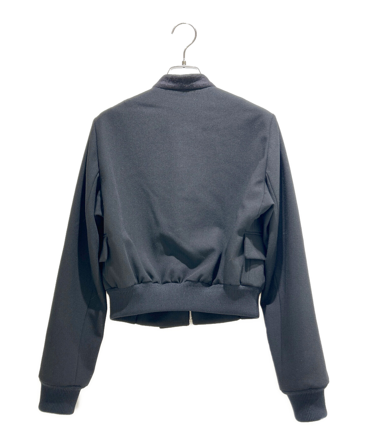 中古・古着通販】HERMES (エルメス) Emblem Button Bomber Jacket MA-1