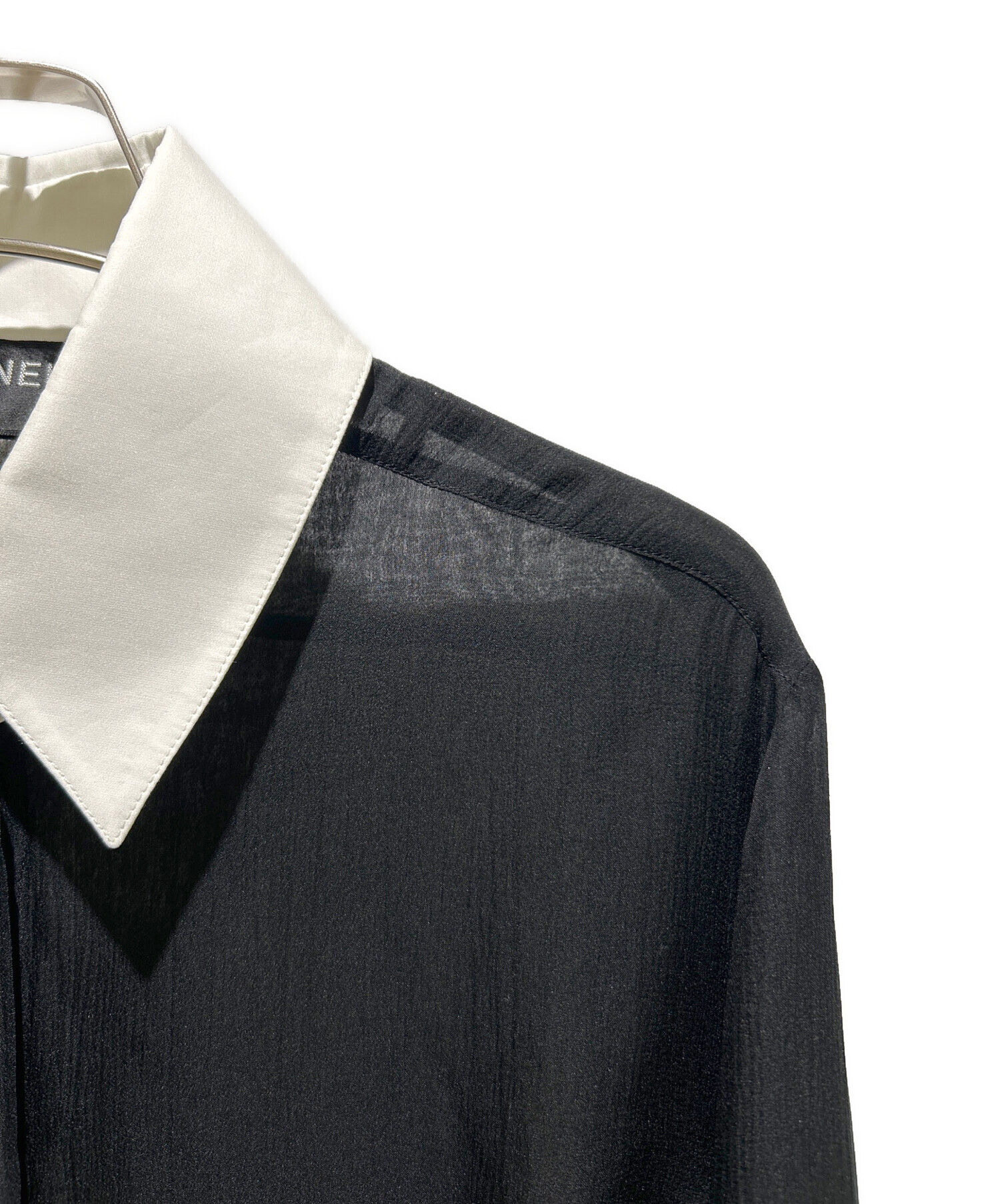 中古・古着通販】CHANEL (シャネル) Coco Button Sheer Long Sleeve