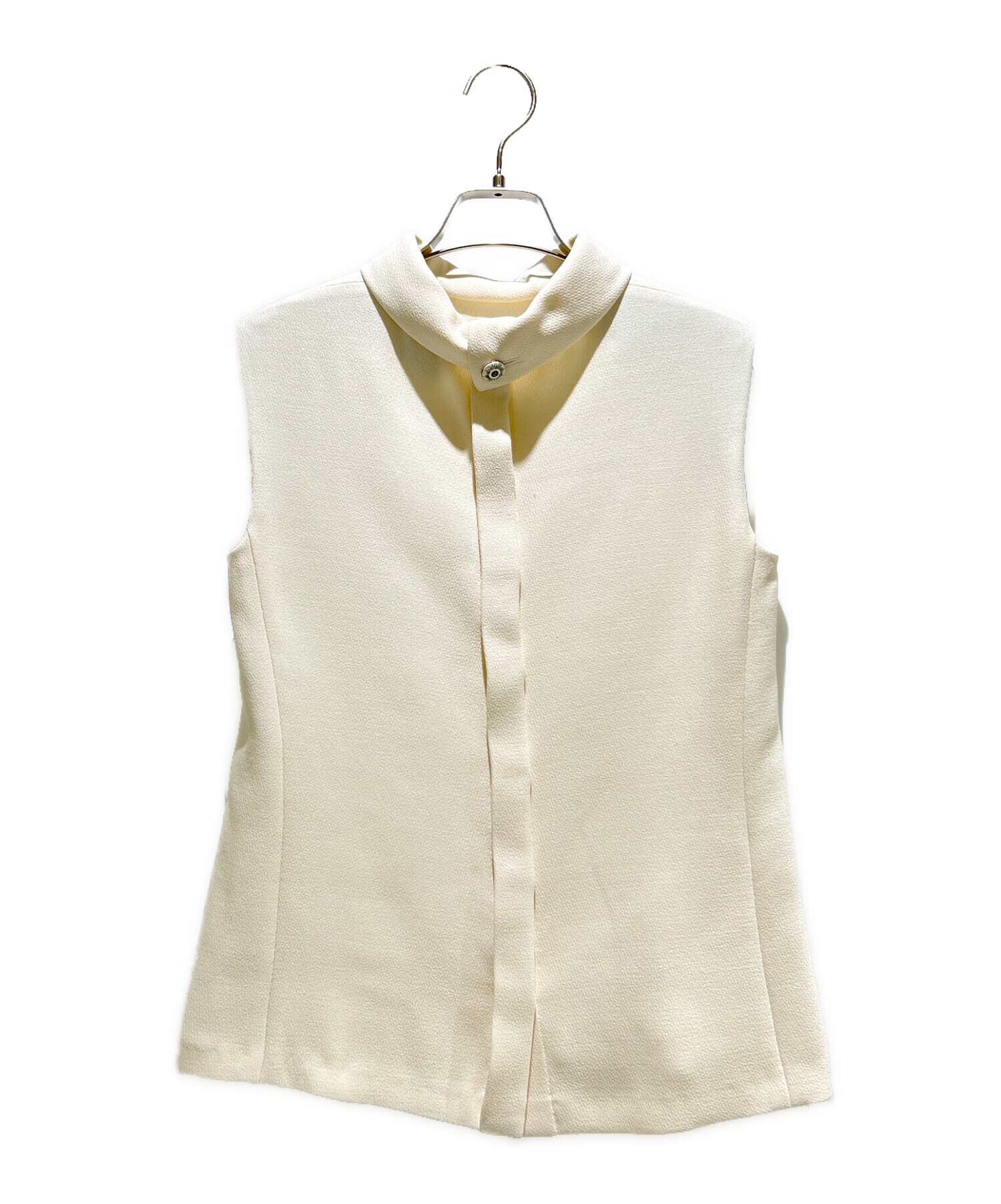 ココボタン　CHANEL ノースリーブ 中古・古着通販】CHANEL (シャネル) 22C Coco Button Sleeveless